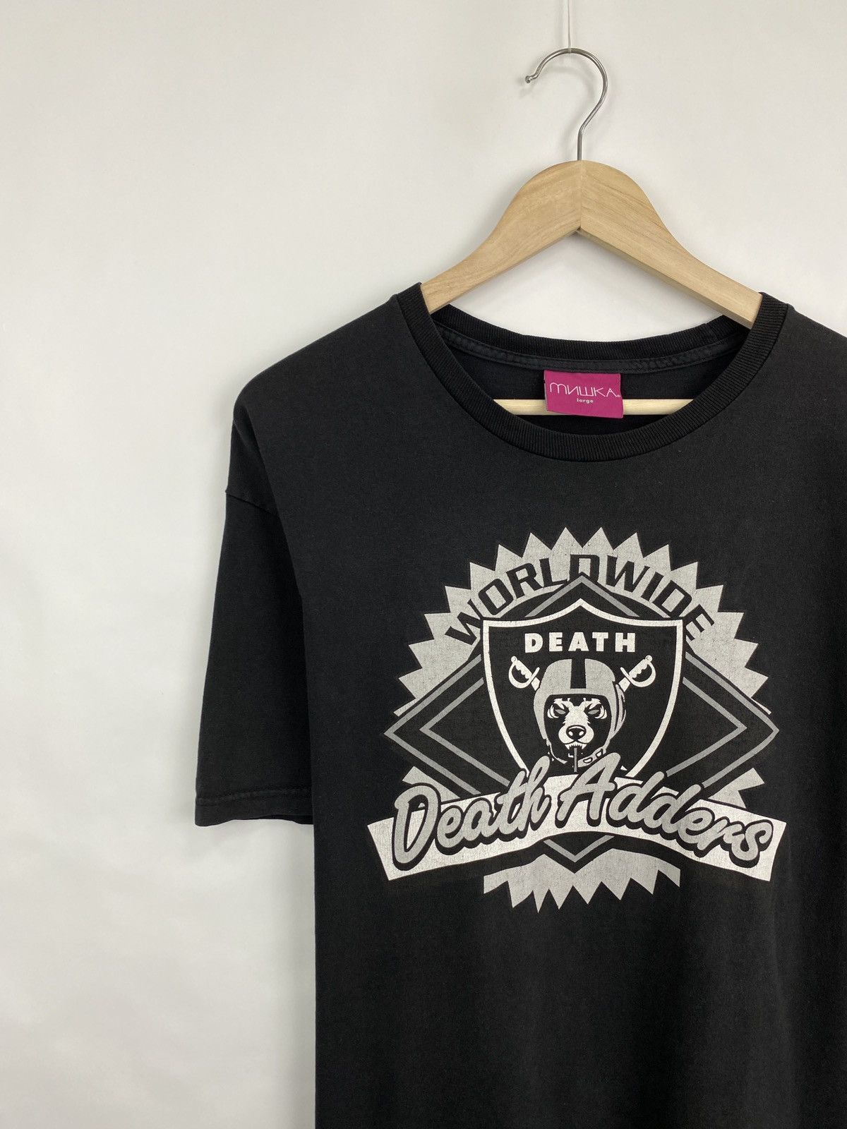 Hook-Ups × Mishka × Shorty's Skateboards 🇺🇸 Vintage Mishka Skateboards Worldwide Death Adders T-Shirt Size US L / EU 52-54 / 3 - 2 Thumbnail