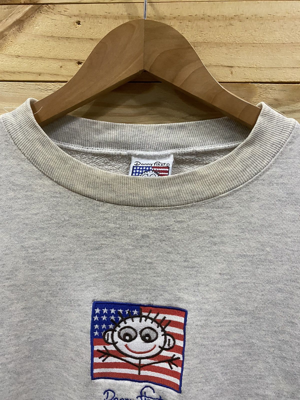 Vintage Vintage DANNY FIRST embroidery logo crewneck Size US L / EU 52-54 / 3 - 2 Thumbnail