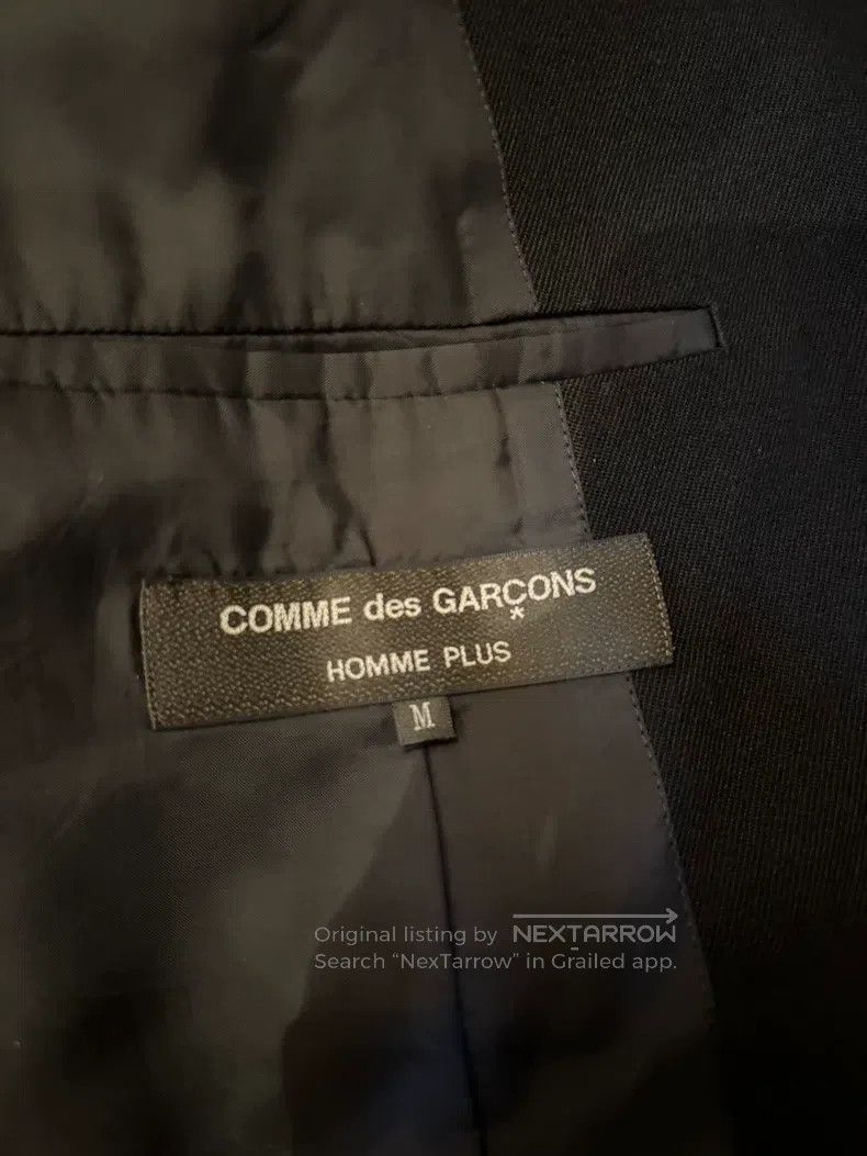 Comme des Garcons Comme Des Garcons Black curve pieced tailored suit jacket Size US M / EU 48-50 / 2 - 7 Thumbnail