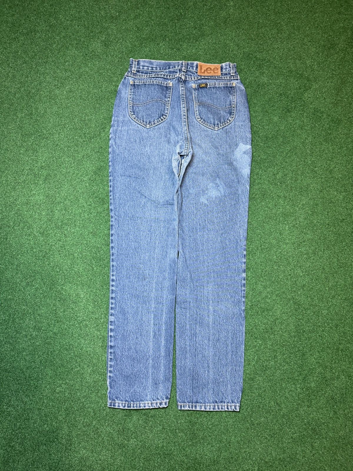 Lee × Vintage Vtg 90s Lee Riders Womens 14 28x32 Medium Wash Mom Jeans Size 36" / US 14 / IT 50 - 2 Thumbnail