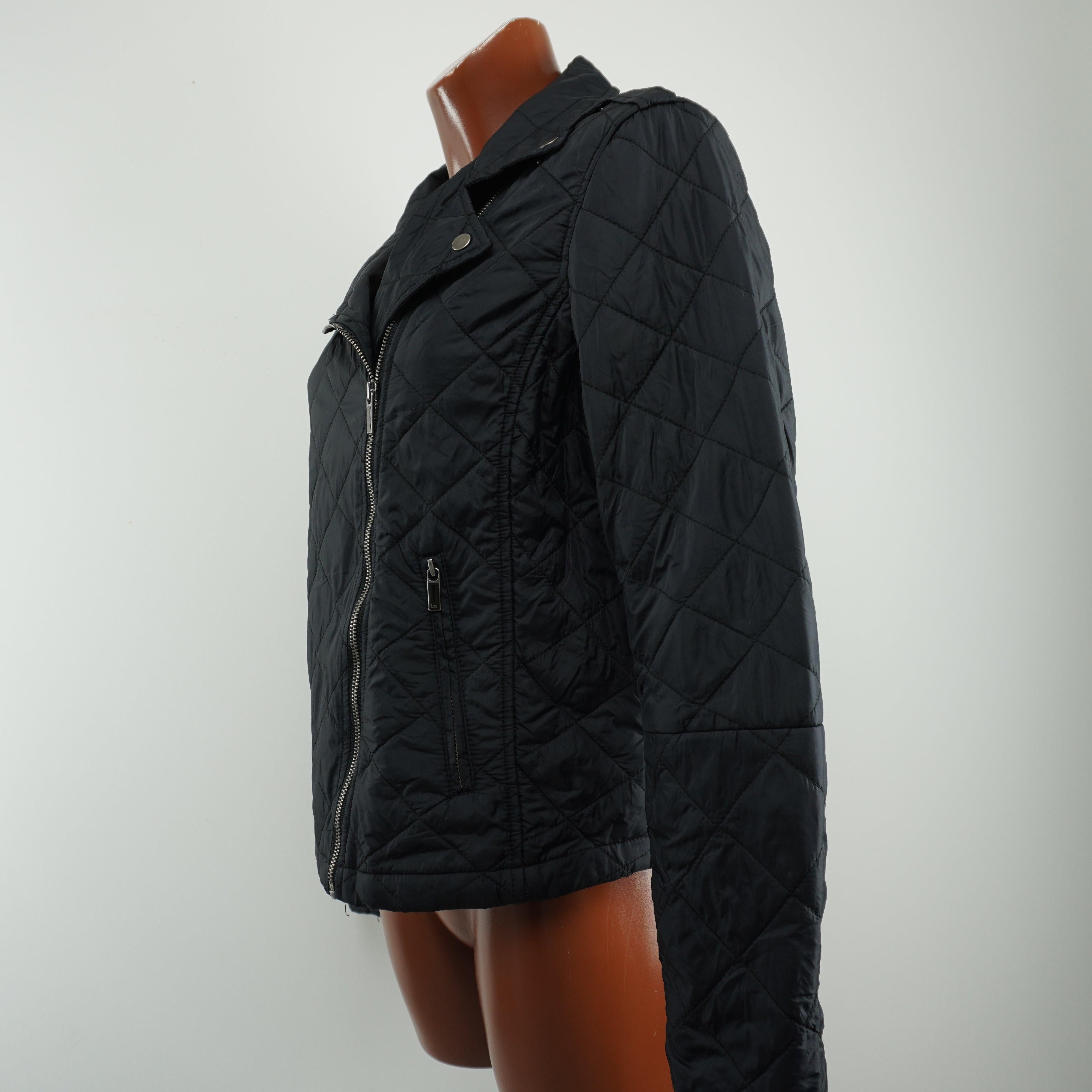 Lee Used Women's Lee Black Bomber Jacket Size L / US 10 / IT 46 - 12 Thumbnail