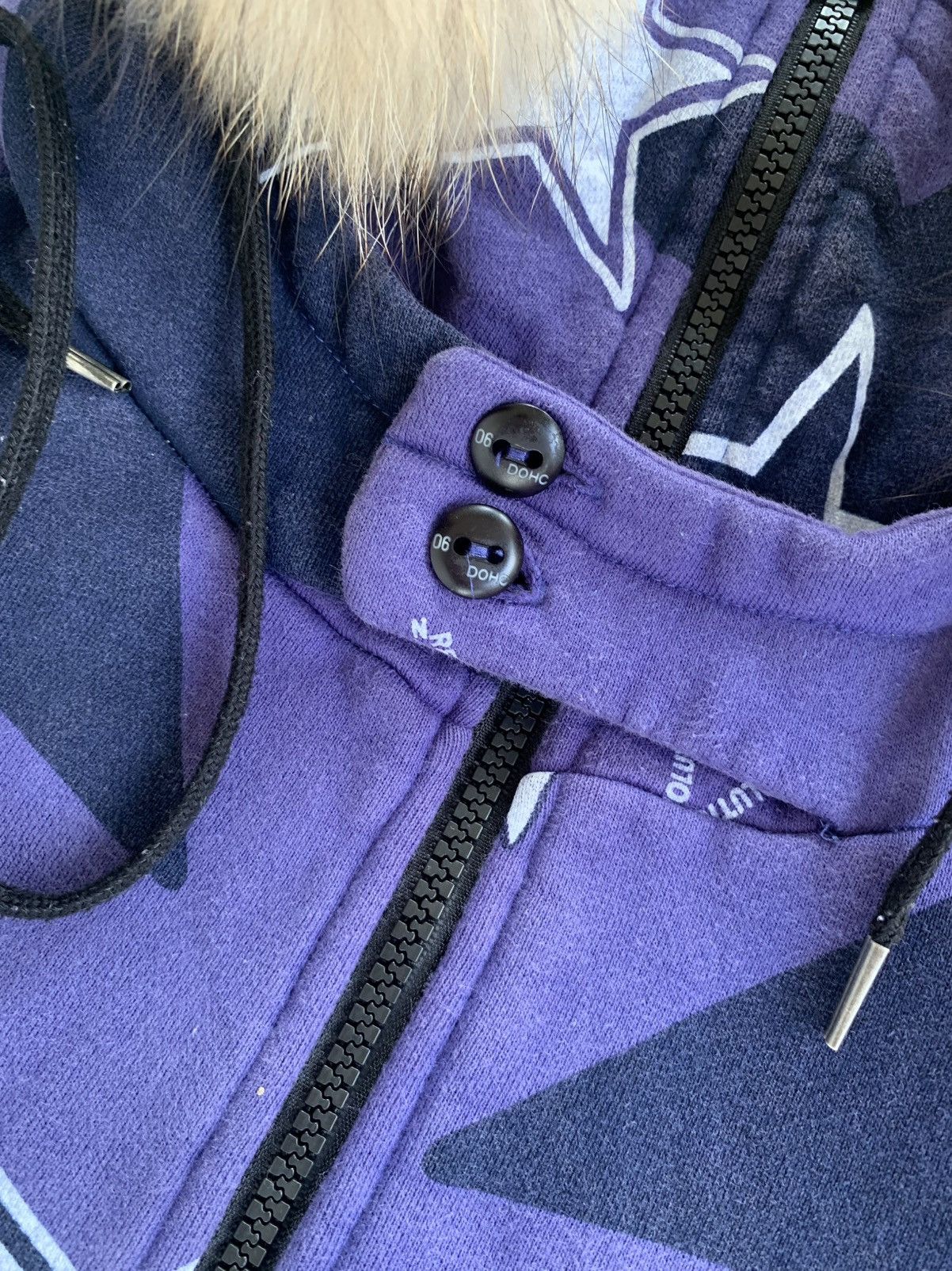 Japanese Brand DOUBLE ZIP DOHC REVOLUTION BONO FUR HOODIE IFSIX LGB STYLE Size US M / EU 48-50 / 2 - 5 Thumbnail