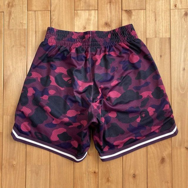 Bape BAPE Purple camo basketball shorts a bathing ape ★size S Size US 30 / EU 46 - 2 Thumbnail