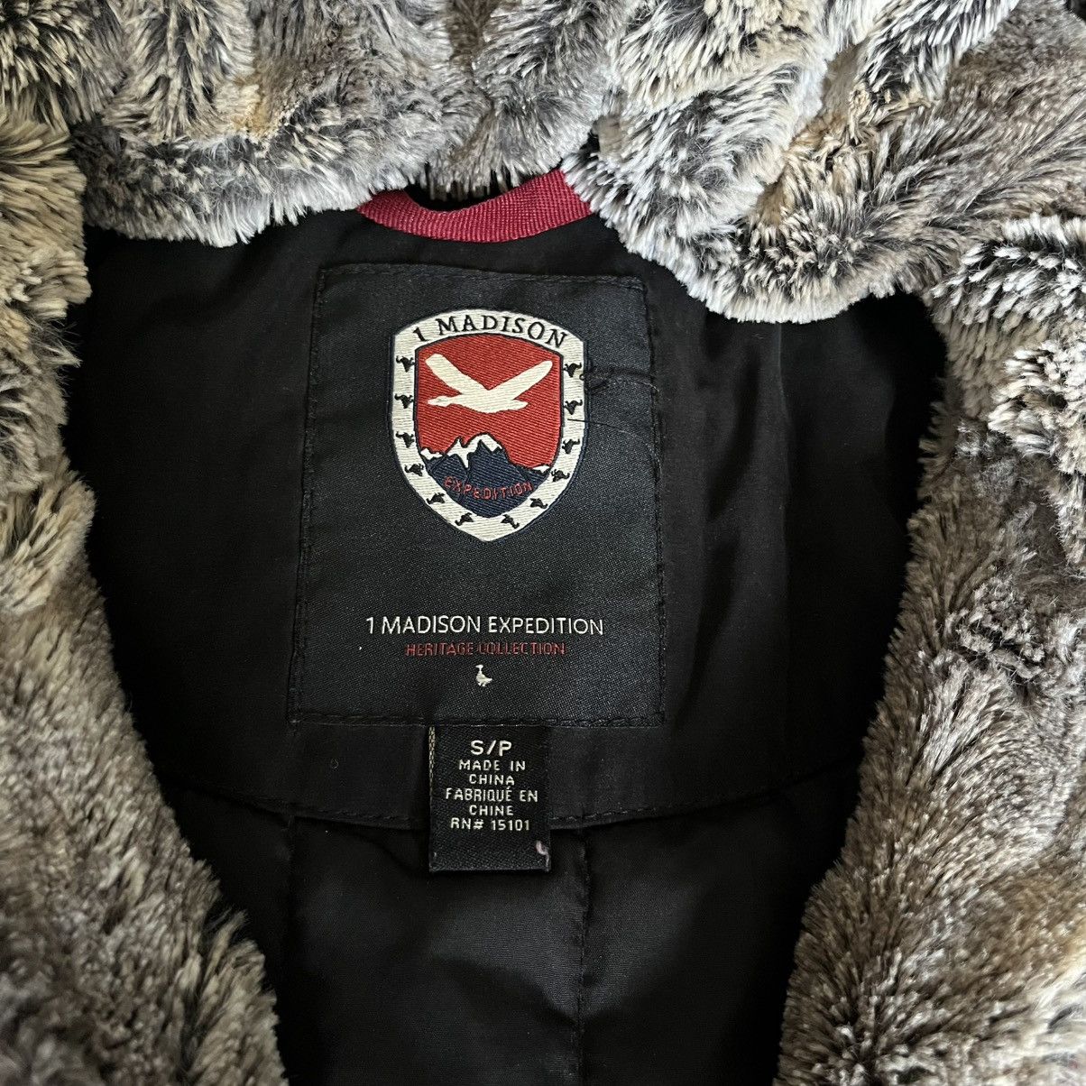 1 Madison × Vintage Vintage 1 Madison Expedition Coat Faux Fur Hood Jacket Parka Size S / US 4 / IT 40 - 10 Thumbnail