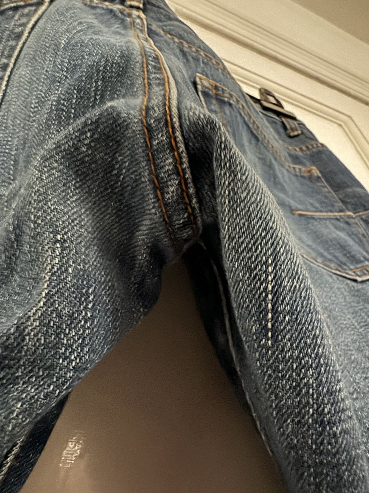 Dior Hedi Slimane 2006-2007 Blue Clawmark Jeans Size US 32 / EU 48 - 11 Thumbnail
