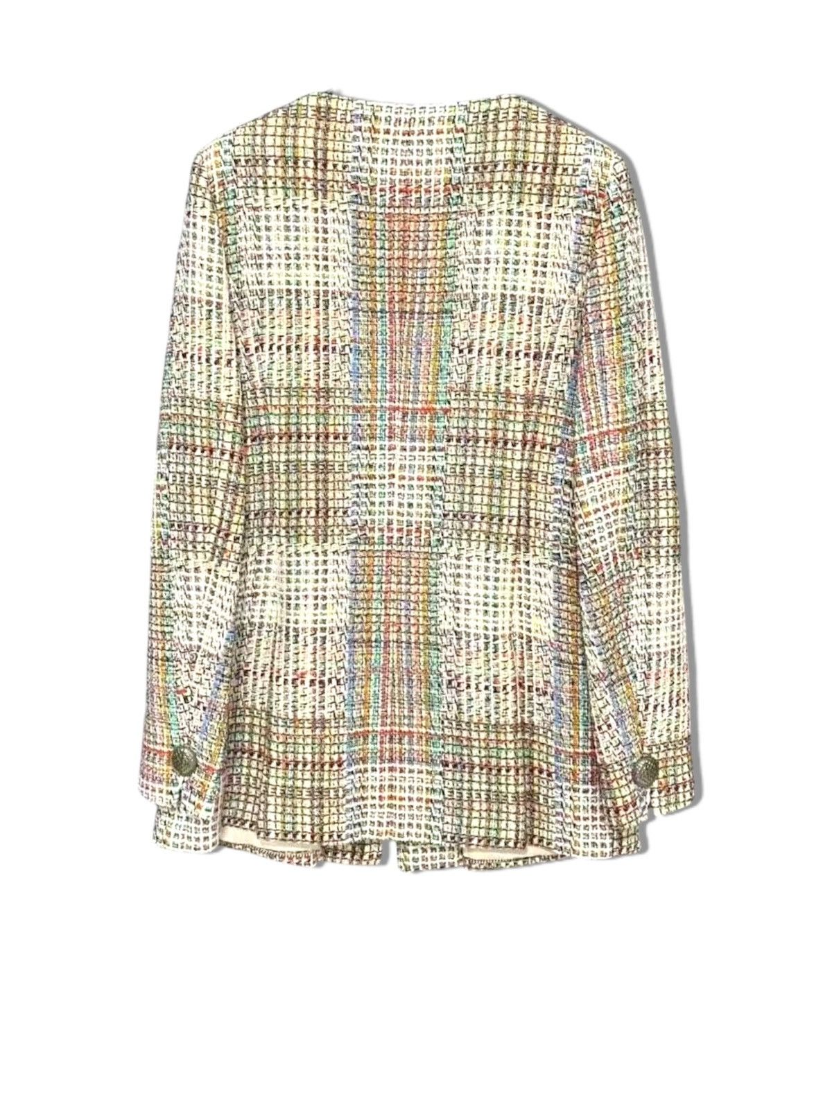 Chanel CHANEL 38 Cuba CC Logo Buttons Tweed Cotton Jacket Size S / US 4 / IT 40 - 2 Thumbnail