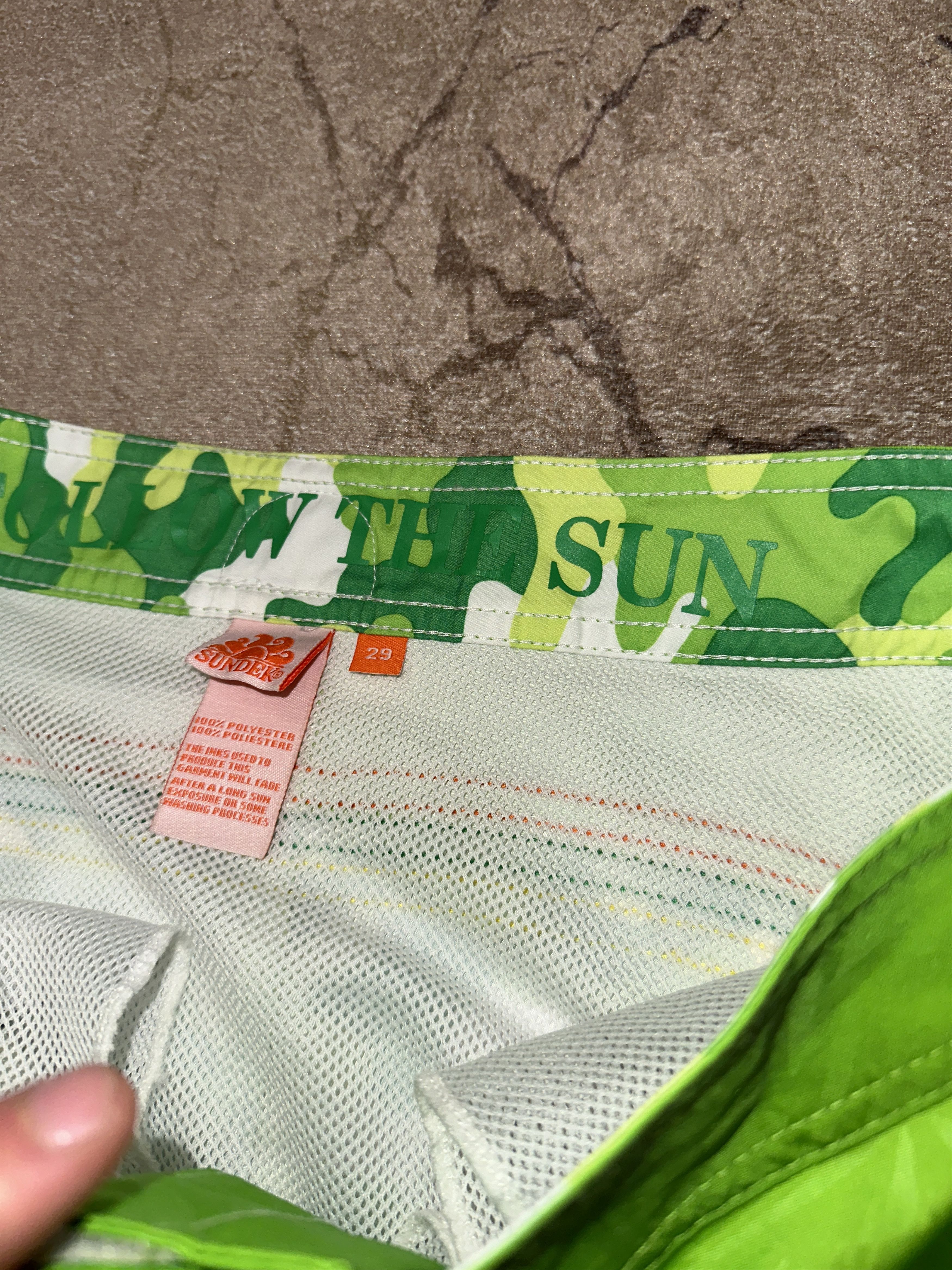 Sundek Sundek 29 Camouflage Beach Shorts Trunks BathSuit Size 29 S Size US 29 - 7 Thumbnail