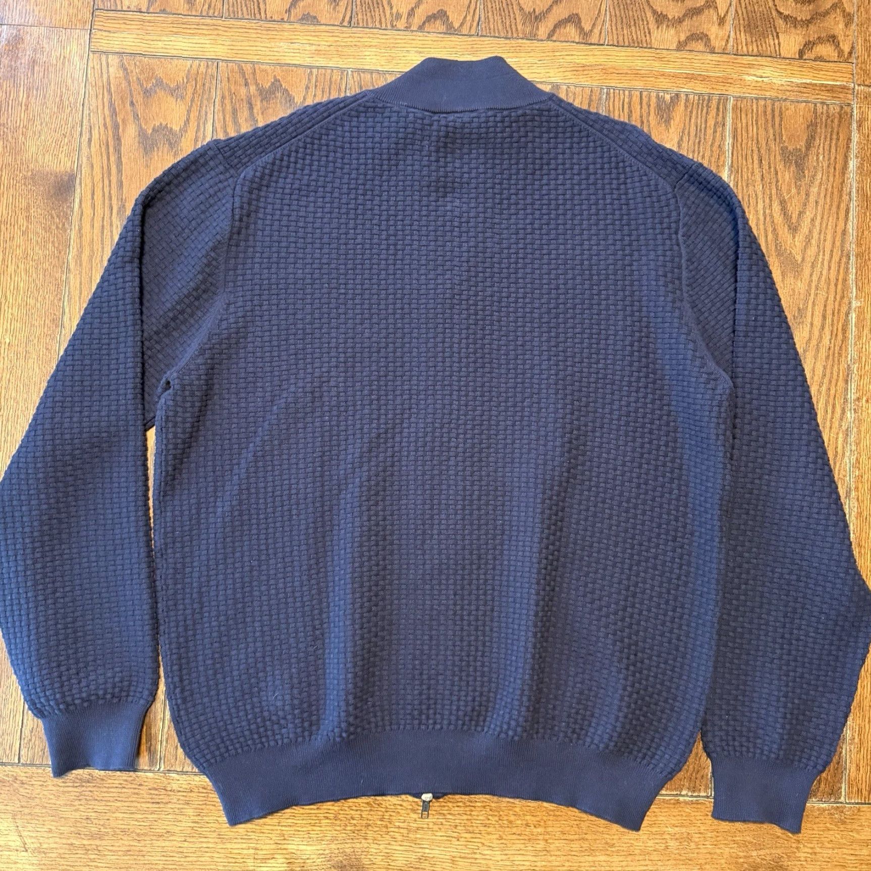 Vintage John Henric Sweden Sweater Mens XXL Blue Full Zip Knit Cardigan Size US XXL / EU 58 / 5 - 5 Thumbnail