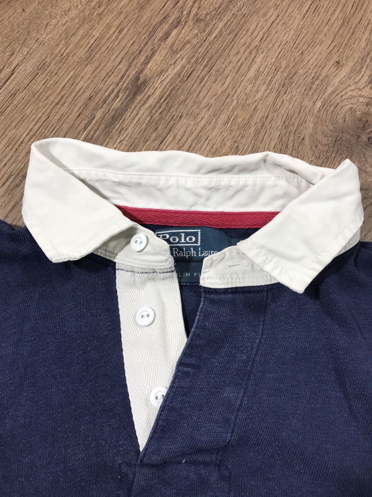 Vintage Vintage Polo Raph Lauren Rugby Long Sleeve Size US L / EU 52-54 / 3 - 5 Thumbnail