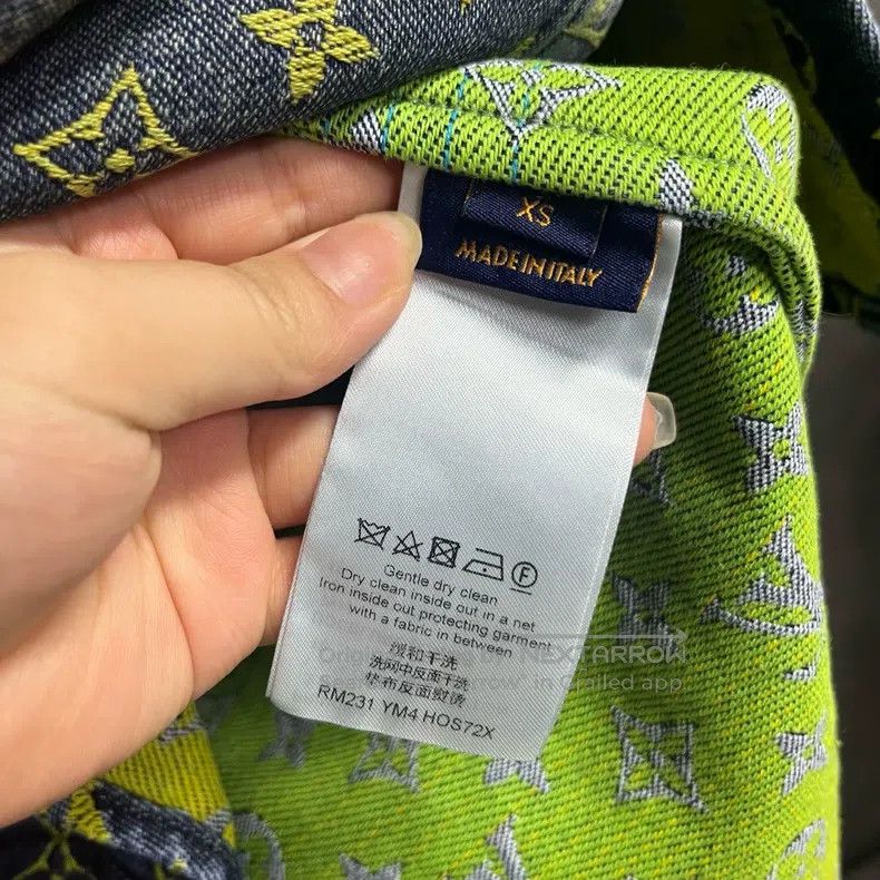 Louis Vuitton Louis Vuitton Blue Letter Logo Jacquard Single Breasted De Size US XS / EU 42 / 0 - 4 Thumbnail