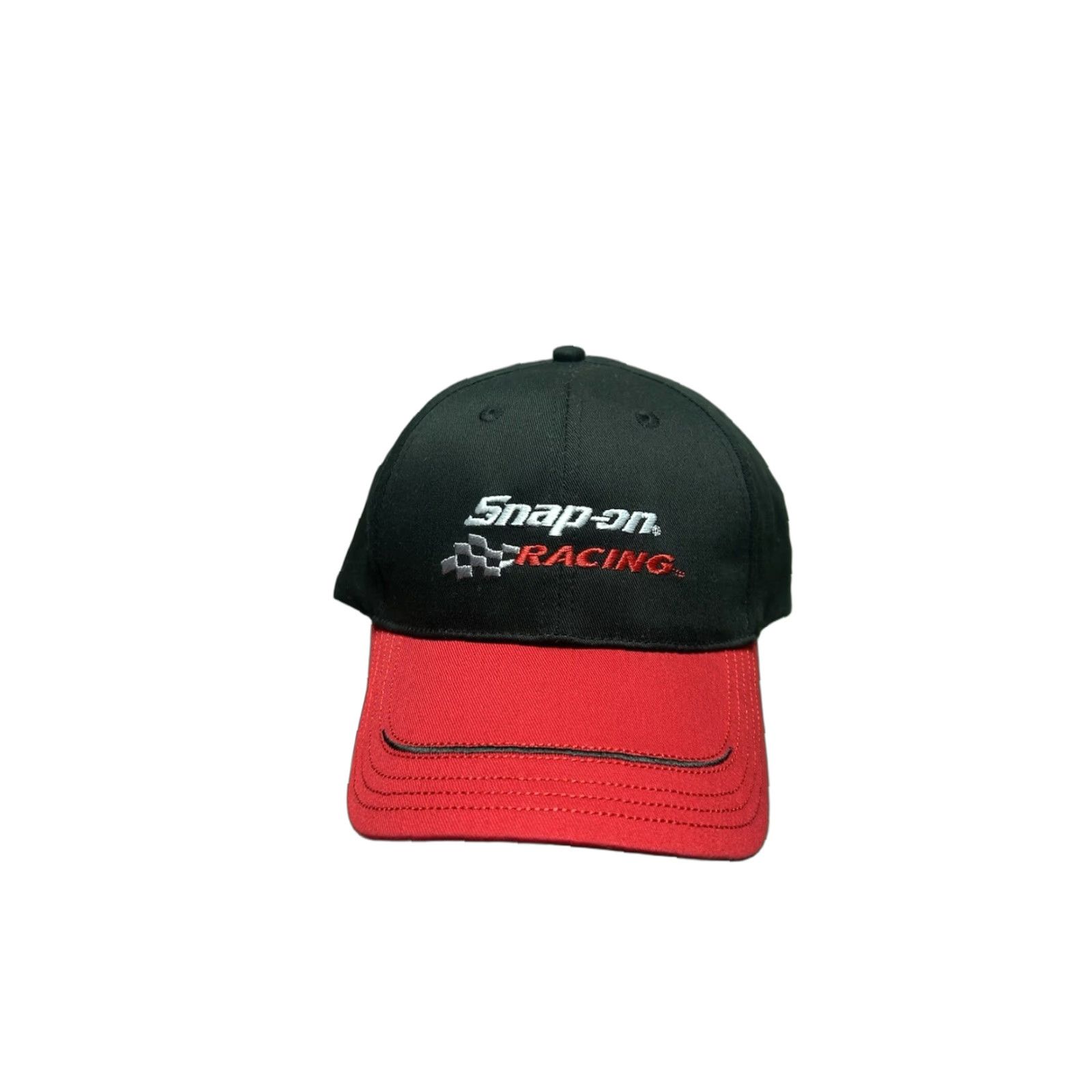 NASCAR VINTAGE K-Products Strapback Hat Cap NOS Racing Nascar Black Red Adjustable Men Hat Size ONE SIZE - 1 Thumbnail