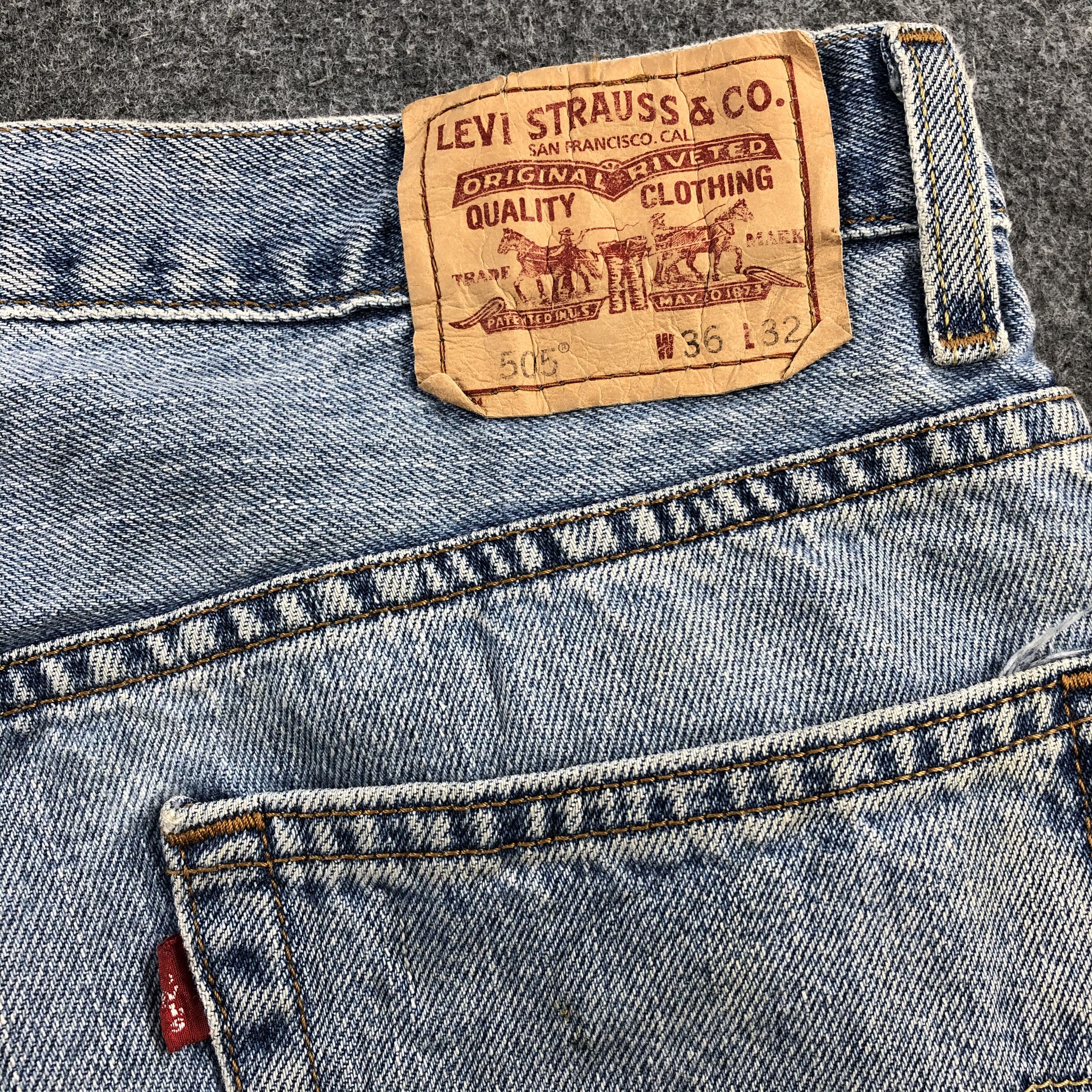 Levi's × Vintage Vintage Light Wash Levis 505 Jeans-JM1293 Size US 36 / EU 52 - 5 Thumbnail