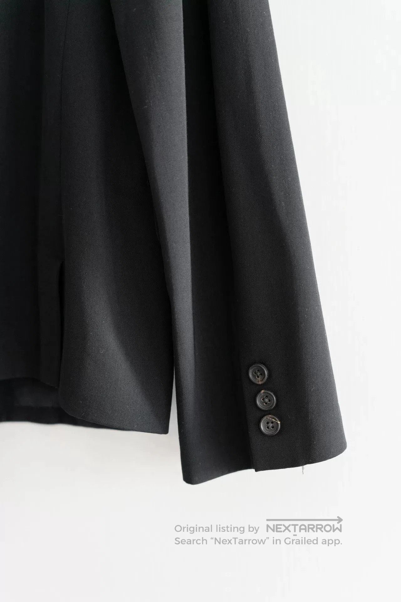 Yohji Yamamoto Yohji Yamamoto Black Wool Suit Jacket. Size US S / EU 44-46 / 1 - 5 Thumbnail