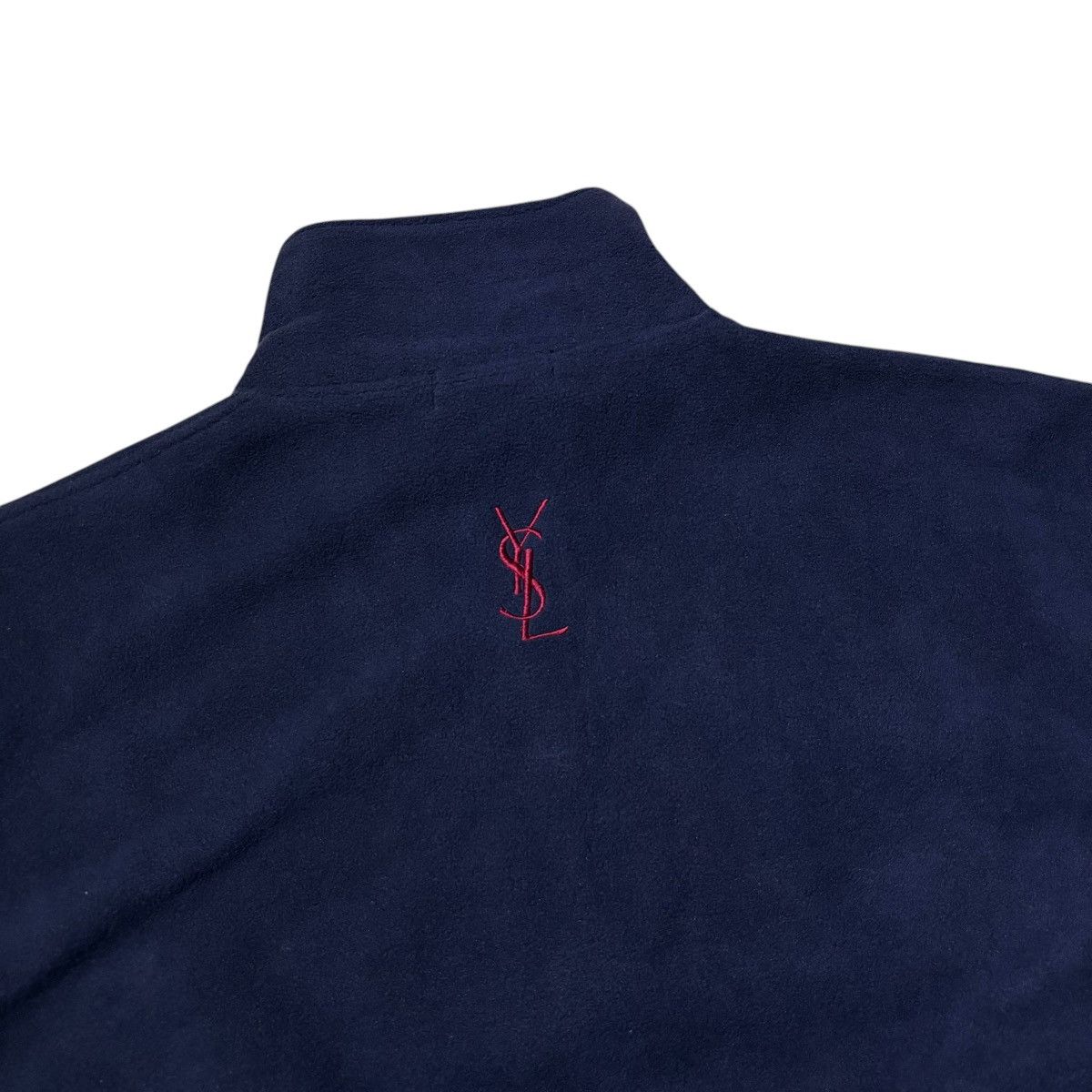 Yves Saint Laurent Vintage Yves Saint Laurent Halfzip Jacket Embroidery Size US L / EU 52-54 / 3 - 4 Thumbnail