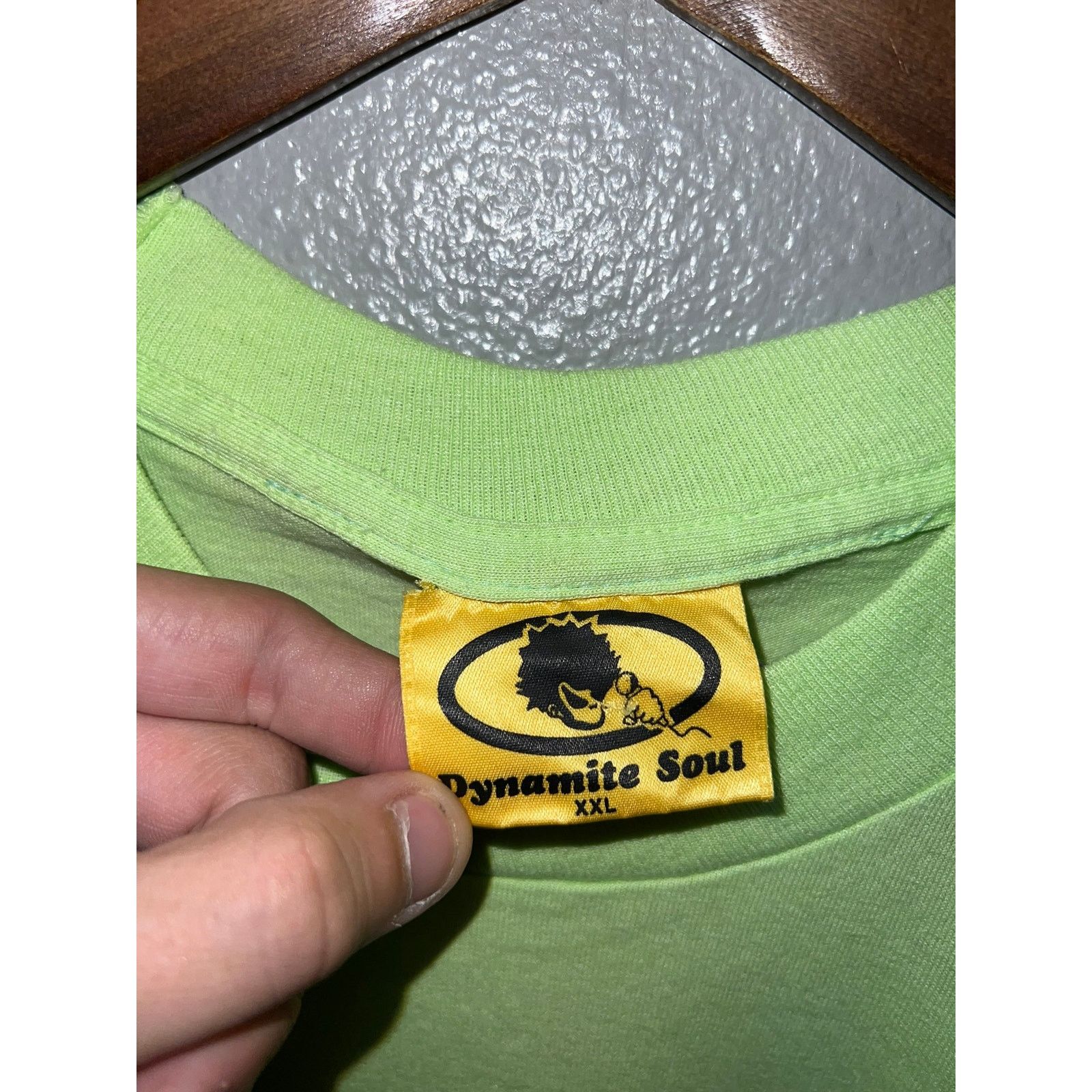 Vintage Vintage Dynamite Soul Shirt Hip hop Gear Green Rap Tee 90s 2 Size US XXL / EU 58 / 5 - 5 Thumbnail