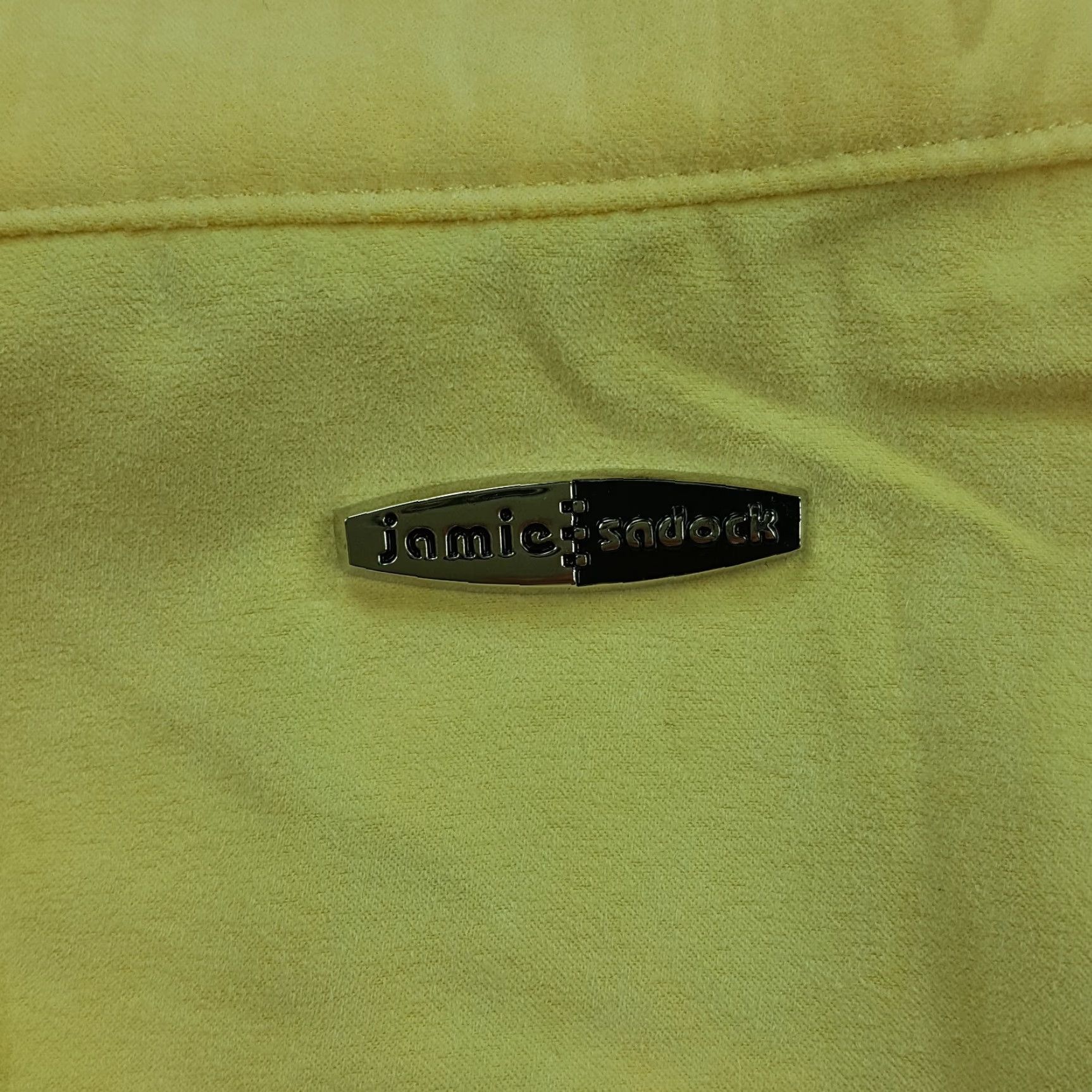 Vintage VINTAGE Jamie Sadock Golf Women's Medium Button Up Long Sleeve Casual 2 Button Jacket Yellow (M) Ladies, 90s, 80s, 90s Theme? Size M / US 6-8 / IT 42-44 - 6 Thumbnail