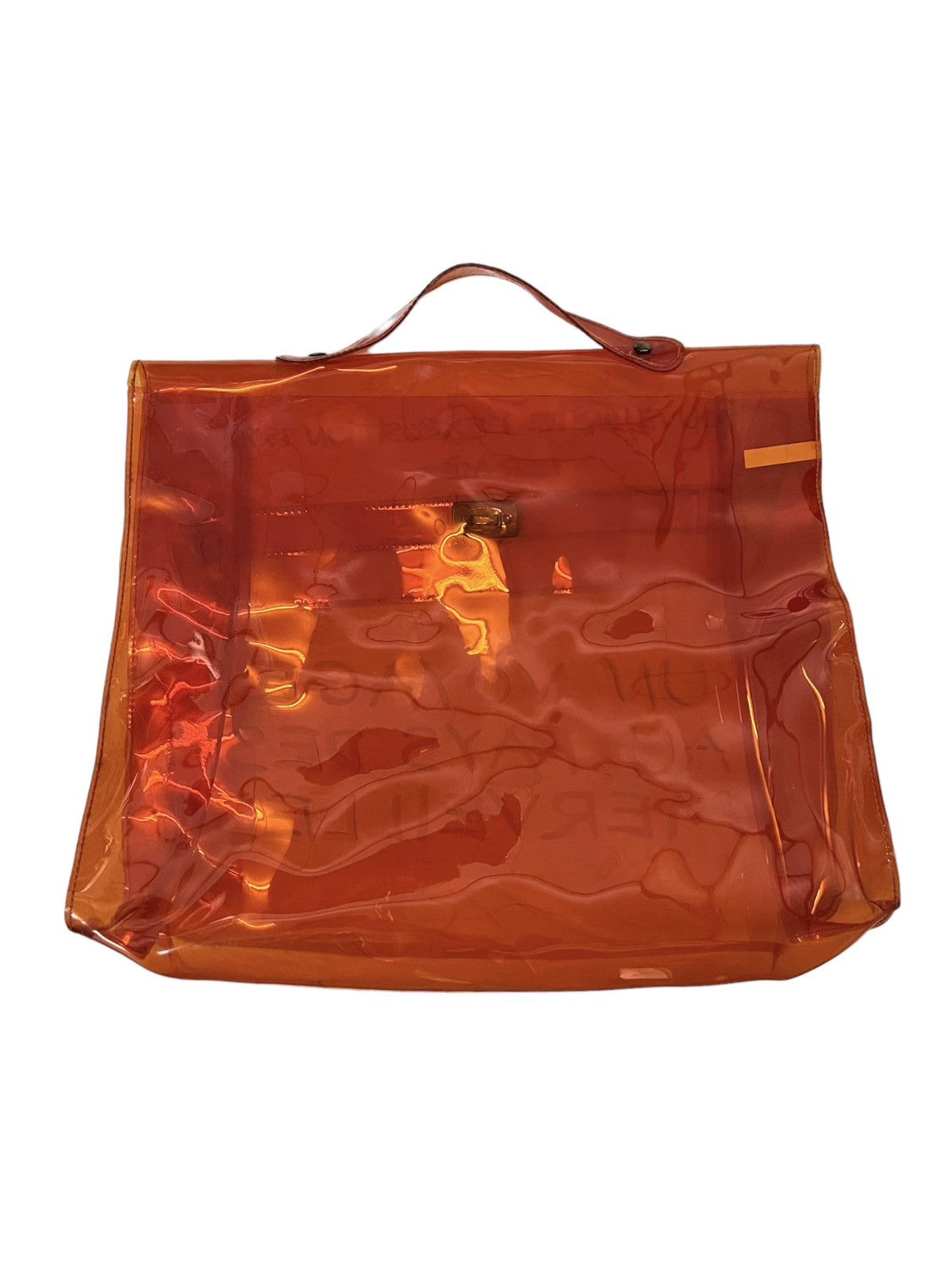 Hermes Hermes Kelly Souvenir De L'Exposition 1998 Vinyl Bag Size ONE SIZE - 3 Thumbnail