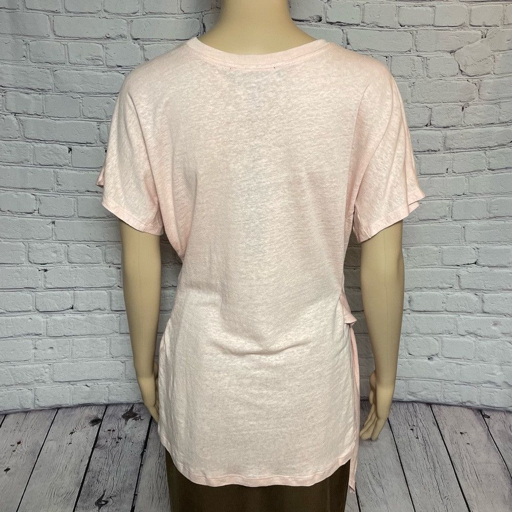 Bcbgmaxazria NWT New $98 BCBGMAXAZRIA Pink Linen Dolman Sleeve Top Size Size XXS / US 00 / IT 34 - 7 Thumbnail