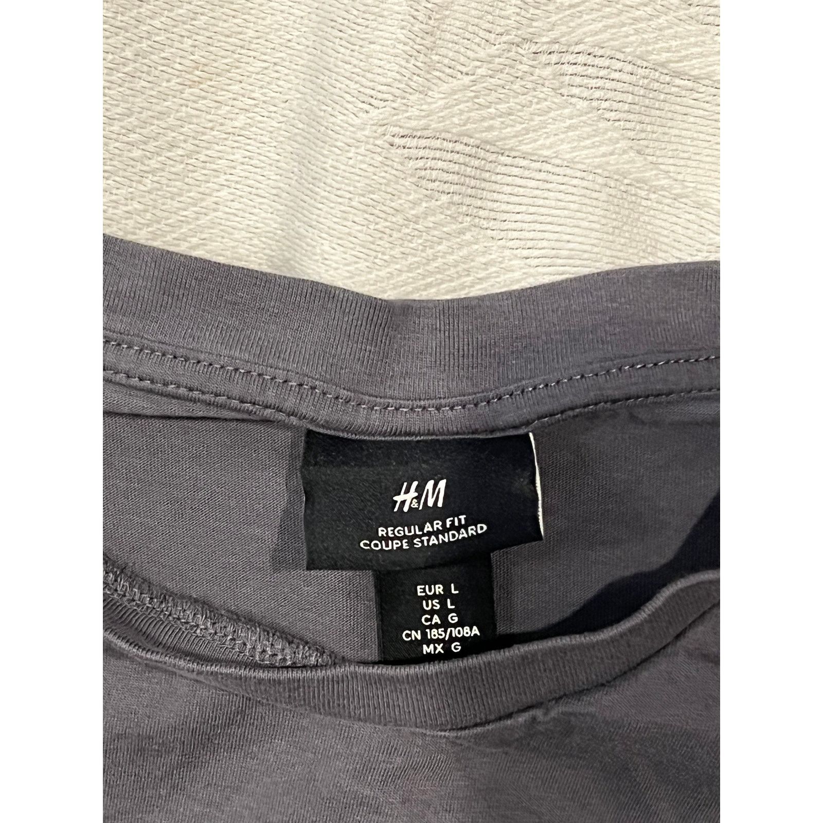H&M H&M Khaki Green Regular Fit Tee Shirt Mens L Size US L / EU 52-54 / 3 - 3 Thumbnail