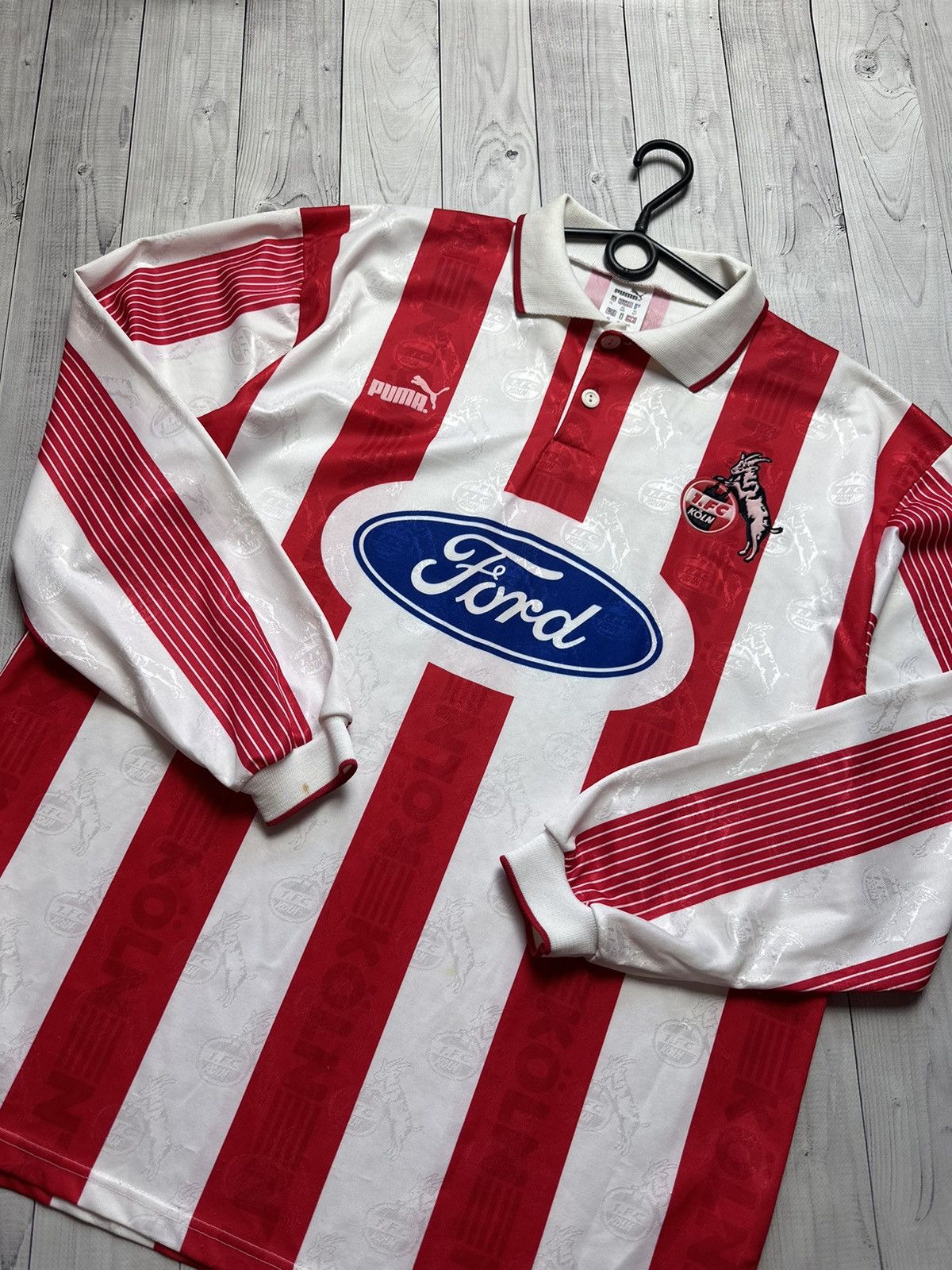 Puma × Vintage Vintage koln puma soccer jersey rare ford logo XL Size US XL / EU 56 / 4 - 3 Thumbnail
