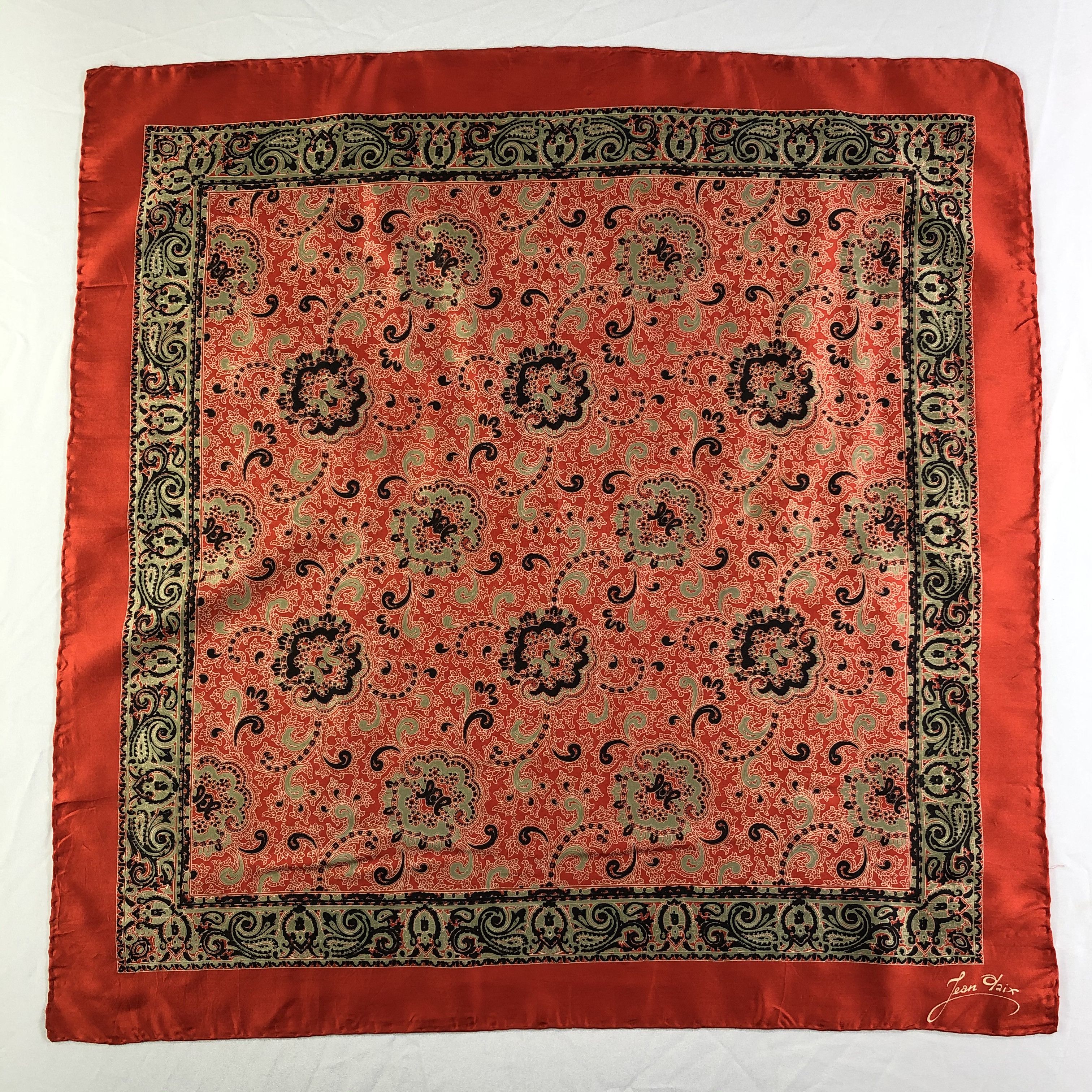 Vintage Vintage Silk Scarf Size ONE SIZE - 2 Thumbnail