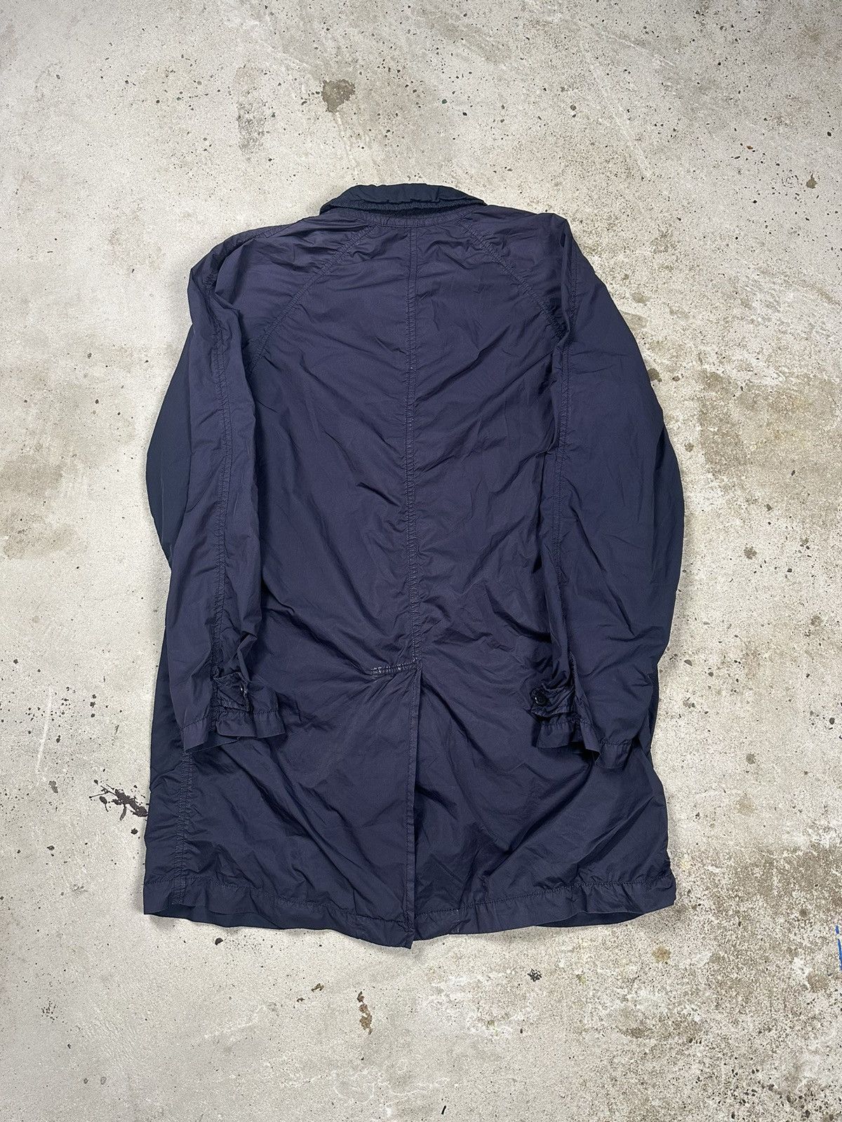 Aspesi Aspesi Navy Rain Coat Light Jacket Size US M / EU 48-50 / 2 - 2 Thumbnail