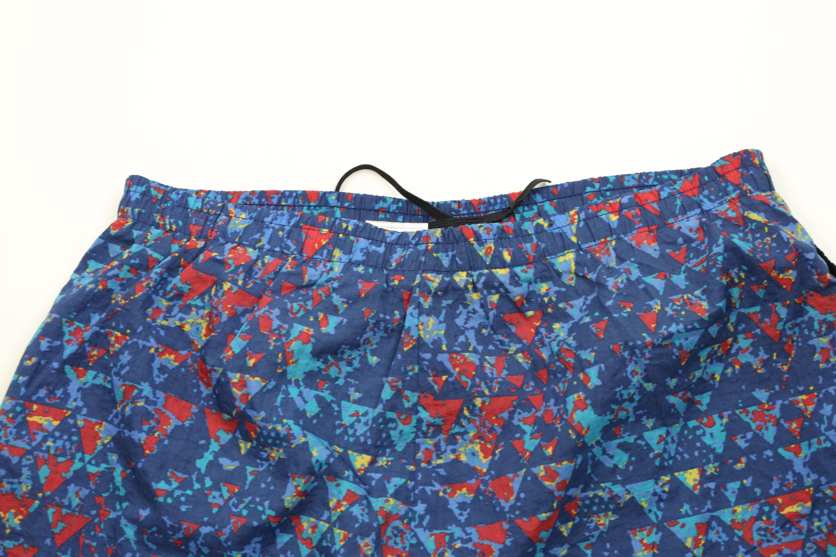 Nike × Vintage Vintage 90s Nike ACG Scott Mini Swoosh Rainbow Lined Shorts Size US 34 / EU 50 - 11 Thumbnail