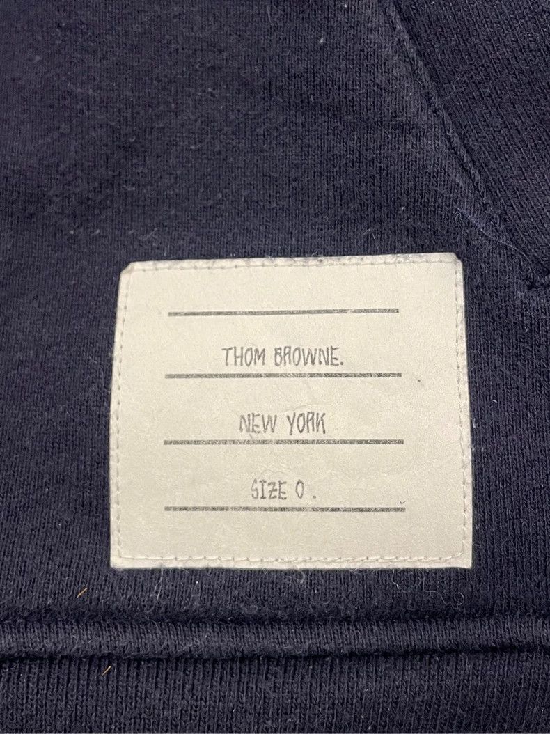 Thom Browne Thom browne Dark blue four-striped zipper jacket 2504-Nexta Size US XS / EU 42 / 0 - 5 Thumbnail