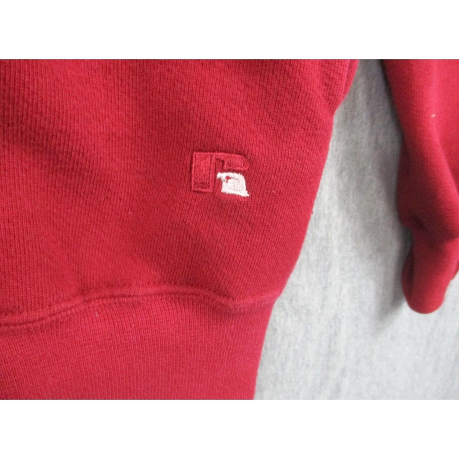 Russell Athletic VINTAGE Russell Athletic Cardigan Sweater Mens L Red Button Front Pocketed 90s Mens Size US L / EU 52-54 / 3 - 4 Thumbnail