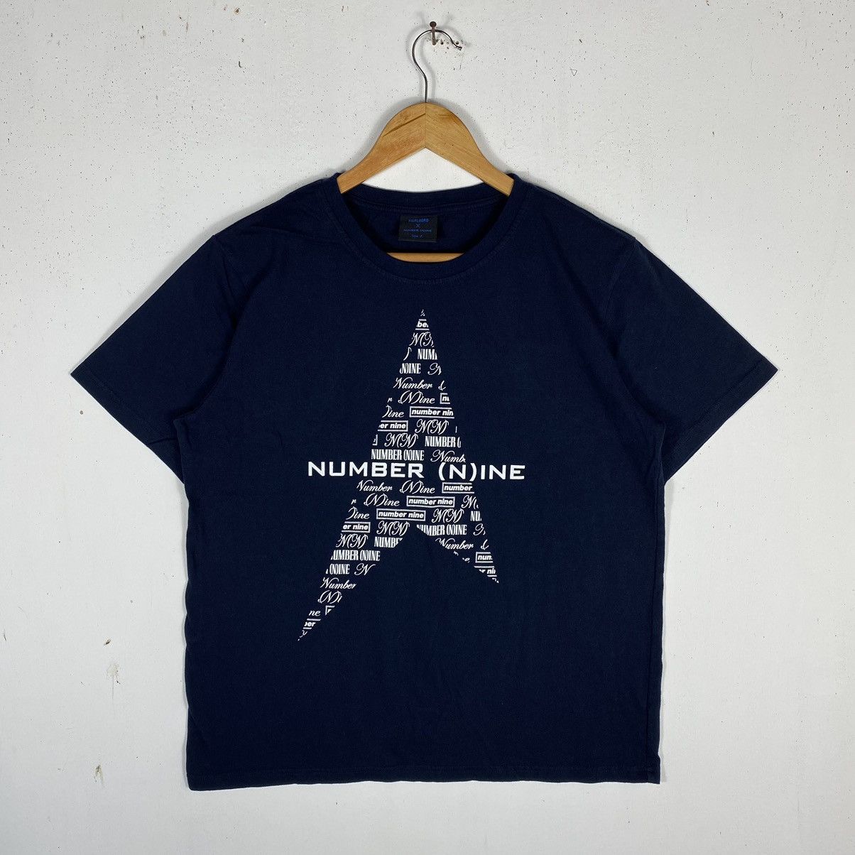 Japanese Brand × Marlboro × Number (N)ine MARLBORO NUMBER NINE ALL LOGO TEE Size US M / EU 48-50 / 2 - 2 Thumbnail