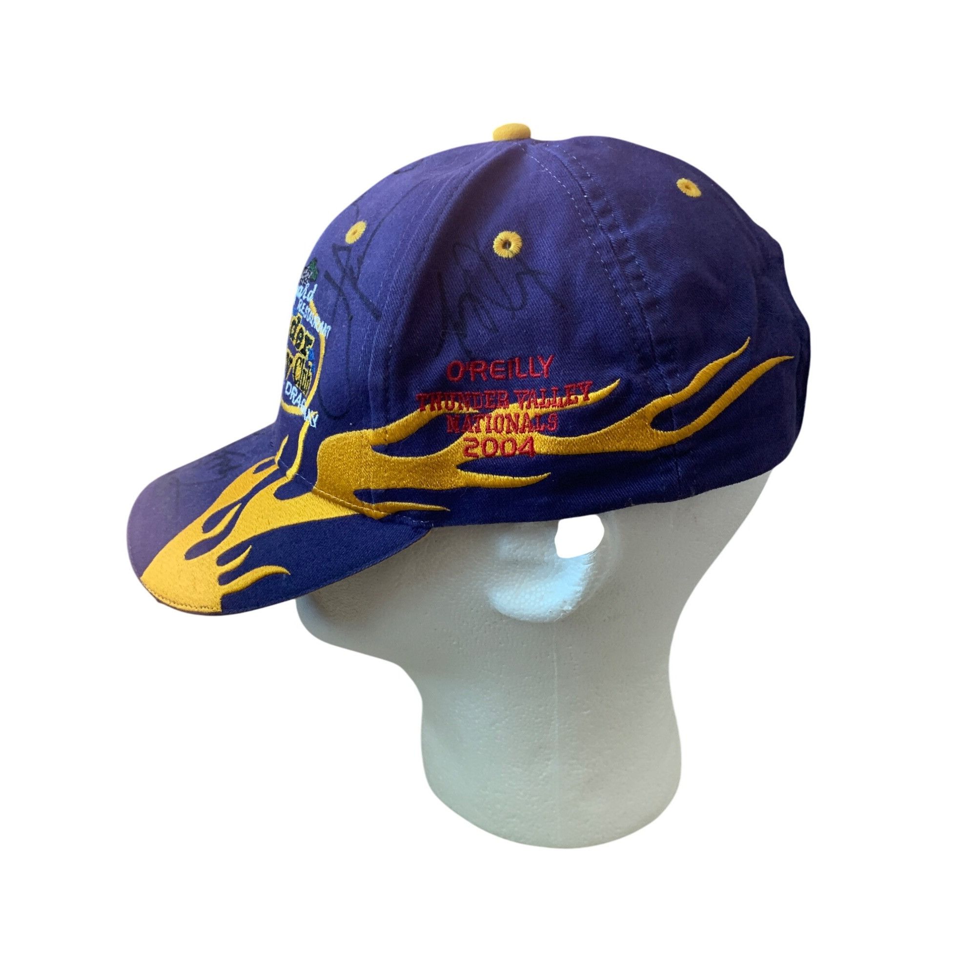 Other 1. Baseball Cap Thunder Valley Club Bristol Raceway Gold Fl Size ONE SIZE - 4 Thumbnail