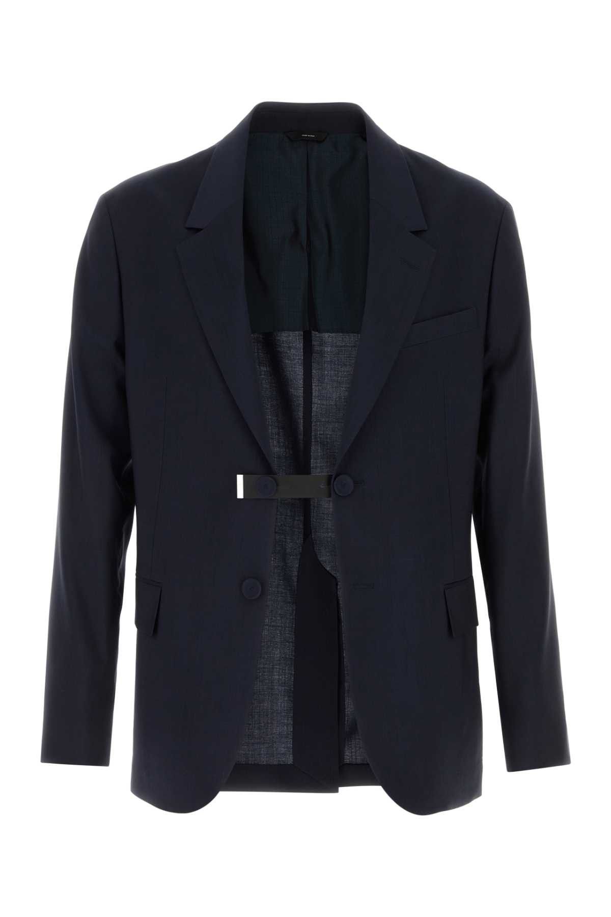 Fendi Navy Blue Wool Blazer Size US M / EU 48-50 / 2 - 1 Thumbnail