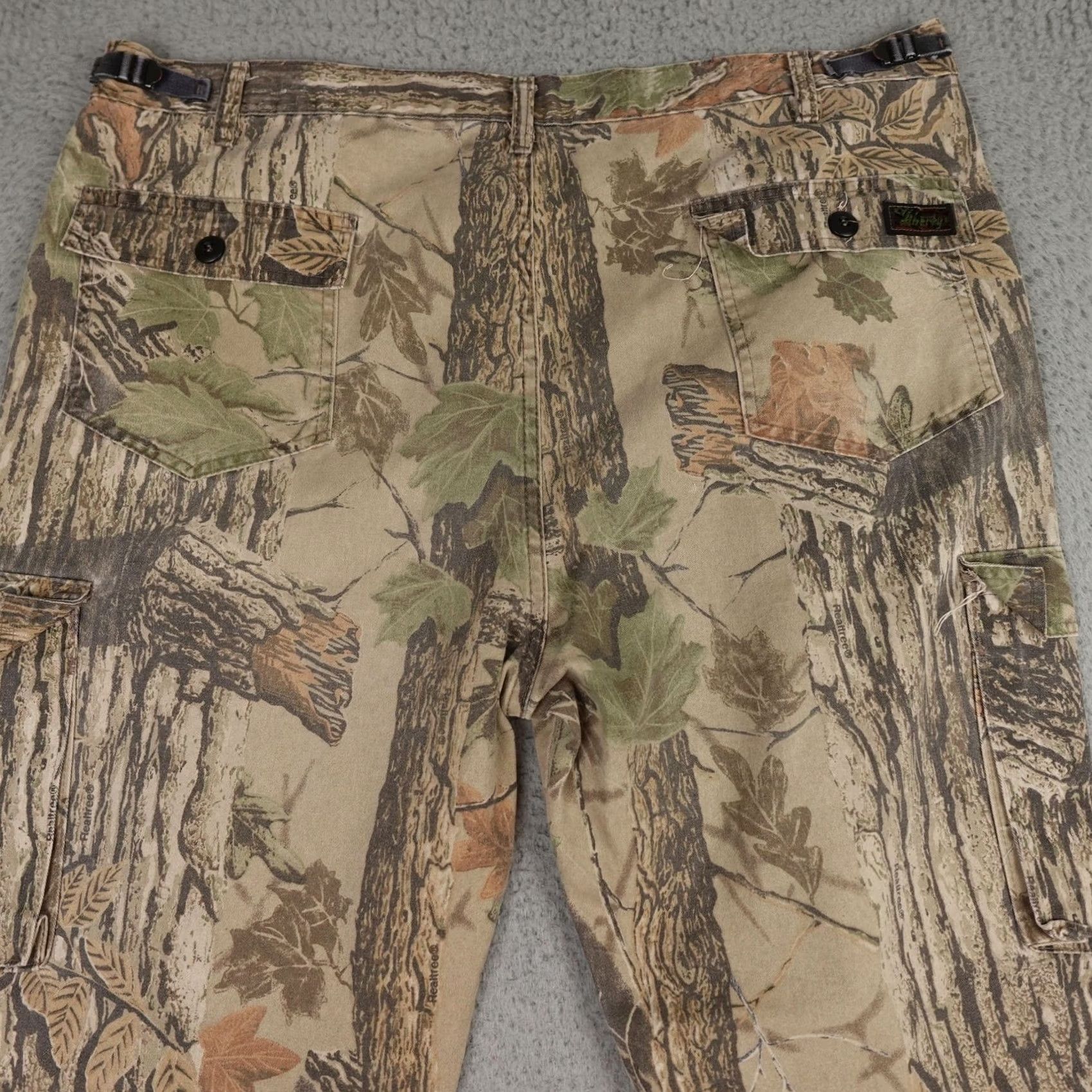 Vintage Vintage Liberty Cargo Pants Mens XL Regular Camo USA Baggy Adjustable Size US 36 / EU 52 - 6 Thumbnail