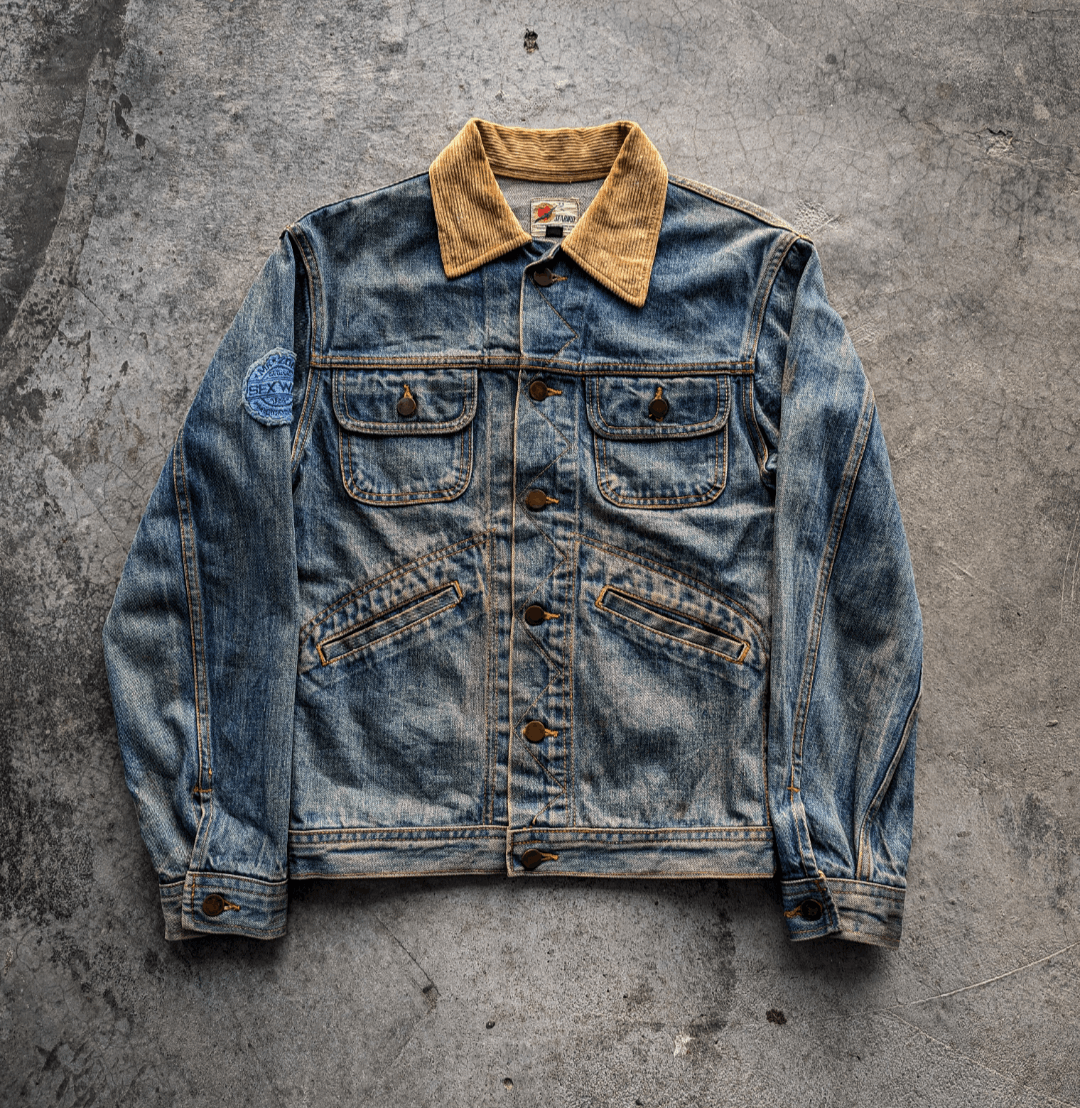 Vintage Vintage Seabird Trucker Denim Jacket Selvage Size US M / EU 48-50 / 2 - 1 Thumbnail