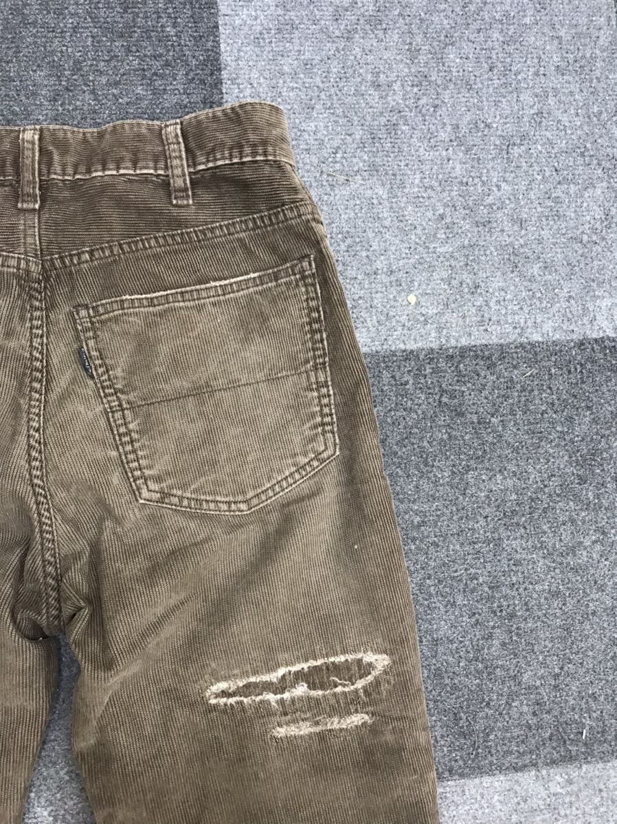 Japanese Brand Statement Pant CAPT HELM Japan Distressed Curduroy Pant Size US 29 - 13 Thumbnail