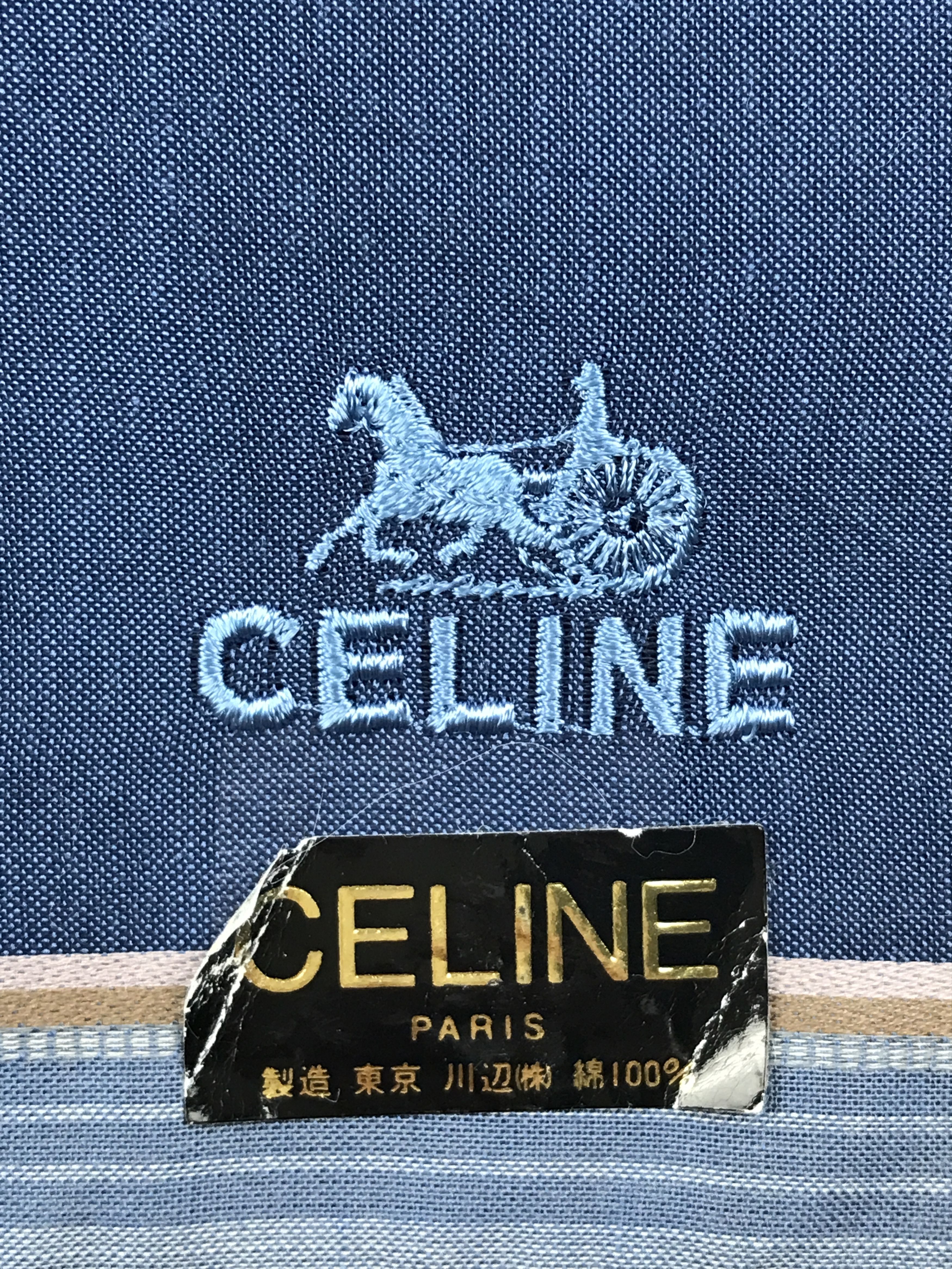 Celine × Vintage Vintage Celine Bandana Neckerchief Handkerchief Size ONE SIZE - 6 Thumbnail