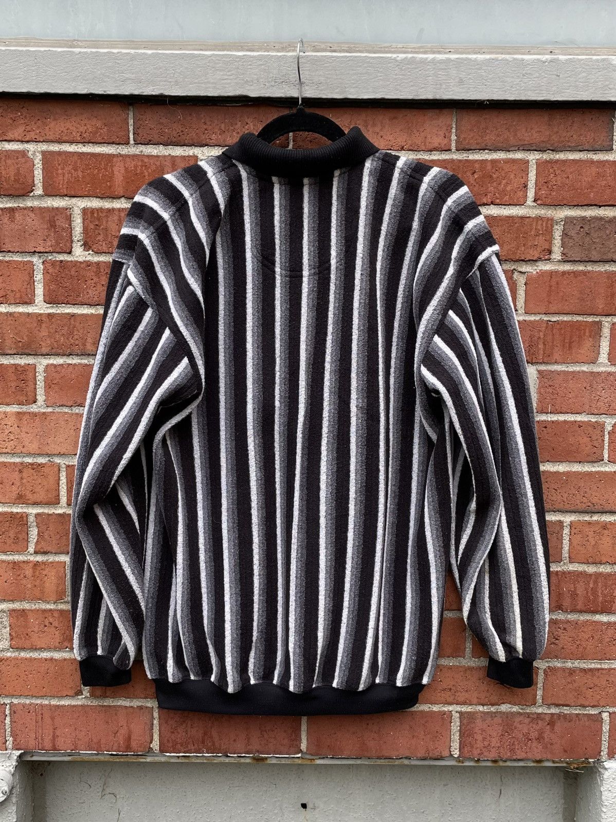 Vintage Vintage 90s Safe Harbor Sportswear 1/4 Striped Pullover Size US L / EU 52-54 / 3 - 5 Thumbnail