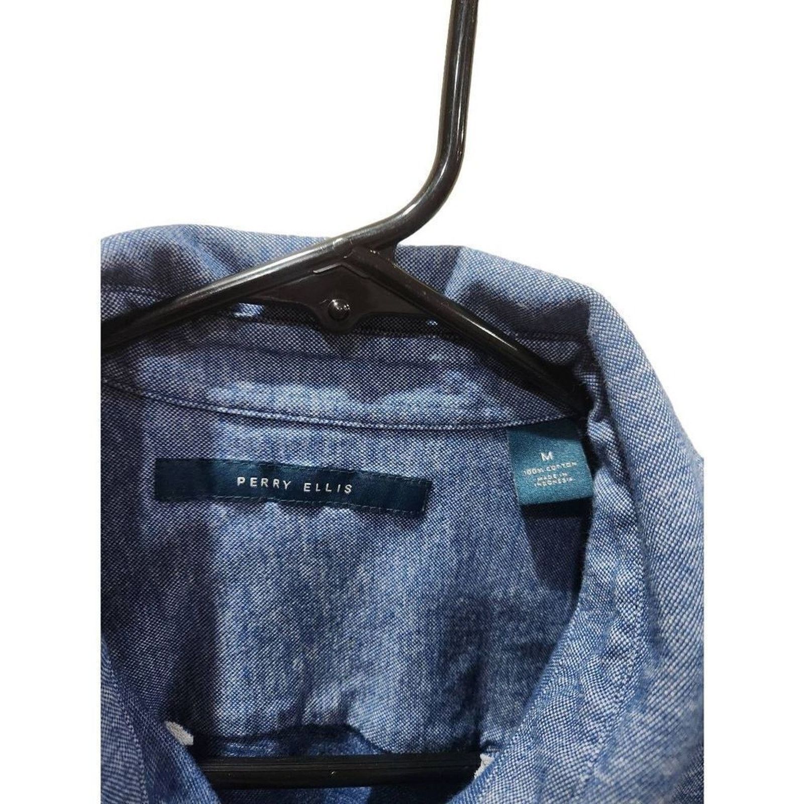 Perry Ellis Perry Ellis M button up shirt Size US M / EU 48-50 / 2 - 2 Thumbnail