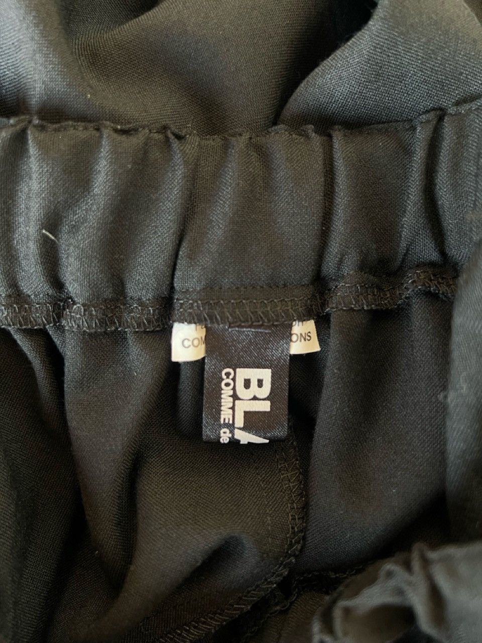 Comme des Garcons Black BLACK COMME des GARCONS - Wool Asymmetrical Gathered Skirt Size 32" / US 10 / IT 46 - 7 Thumbnail