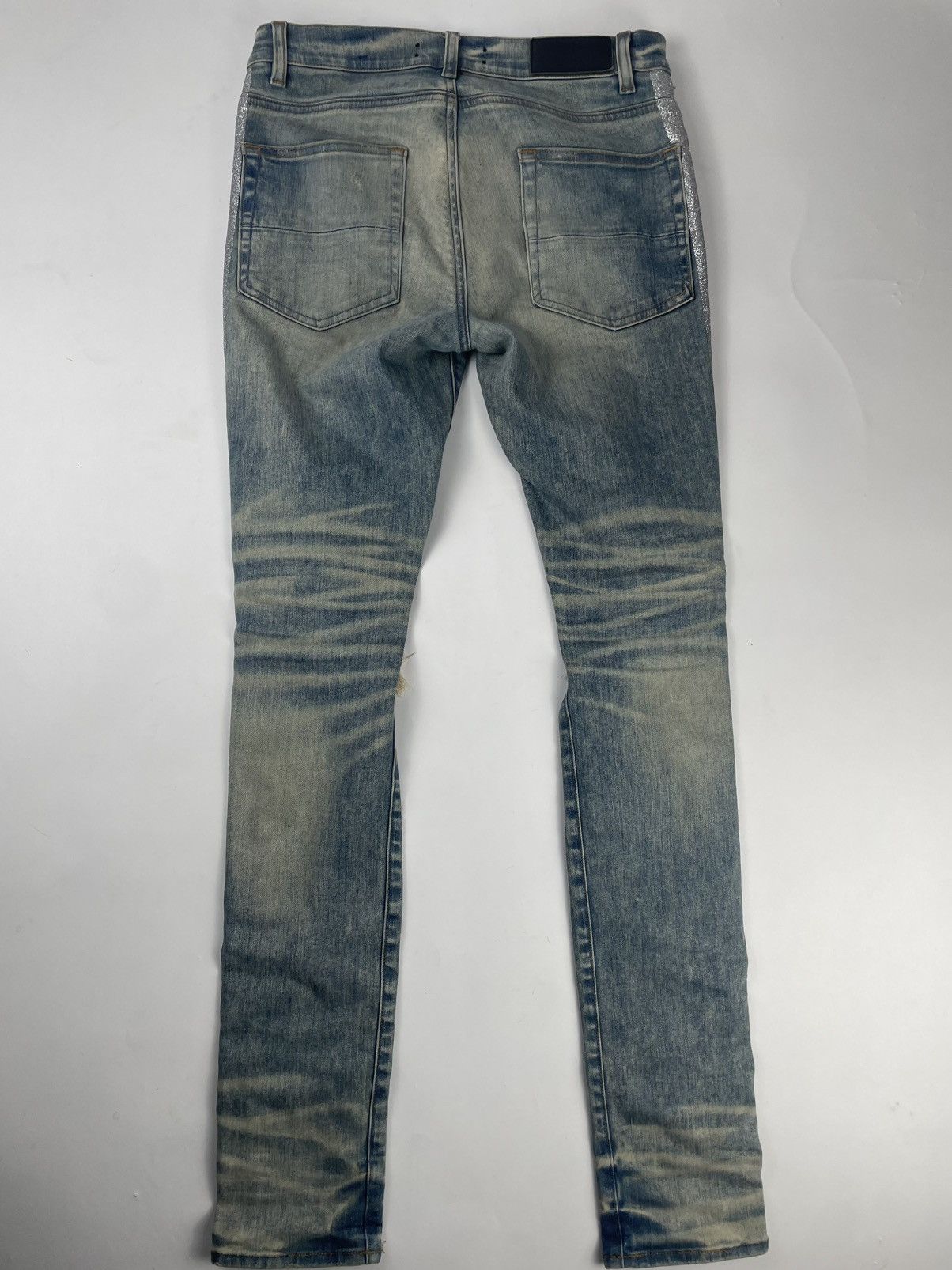 Amiri Amiri Glitter Stripe Jeans Size US 31 - 4 Thumbnail