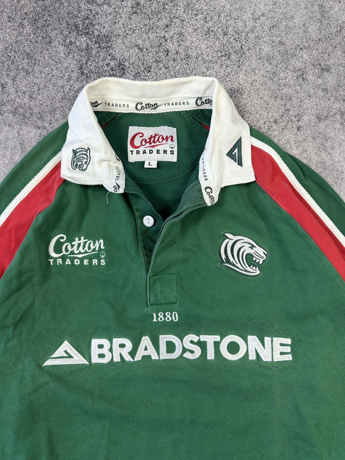 Cotton Traders Cotton Traders Leicester Tigers Rugby Jersey Sportswear L Size US L / EU 52-54 / 3 - 2 Thumbnail