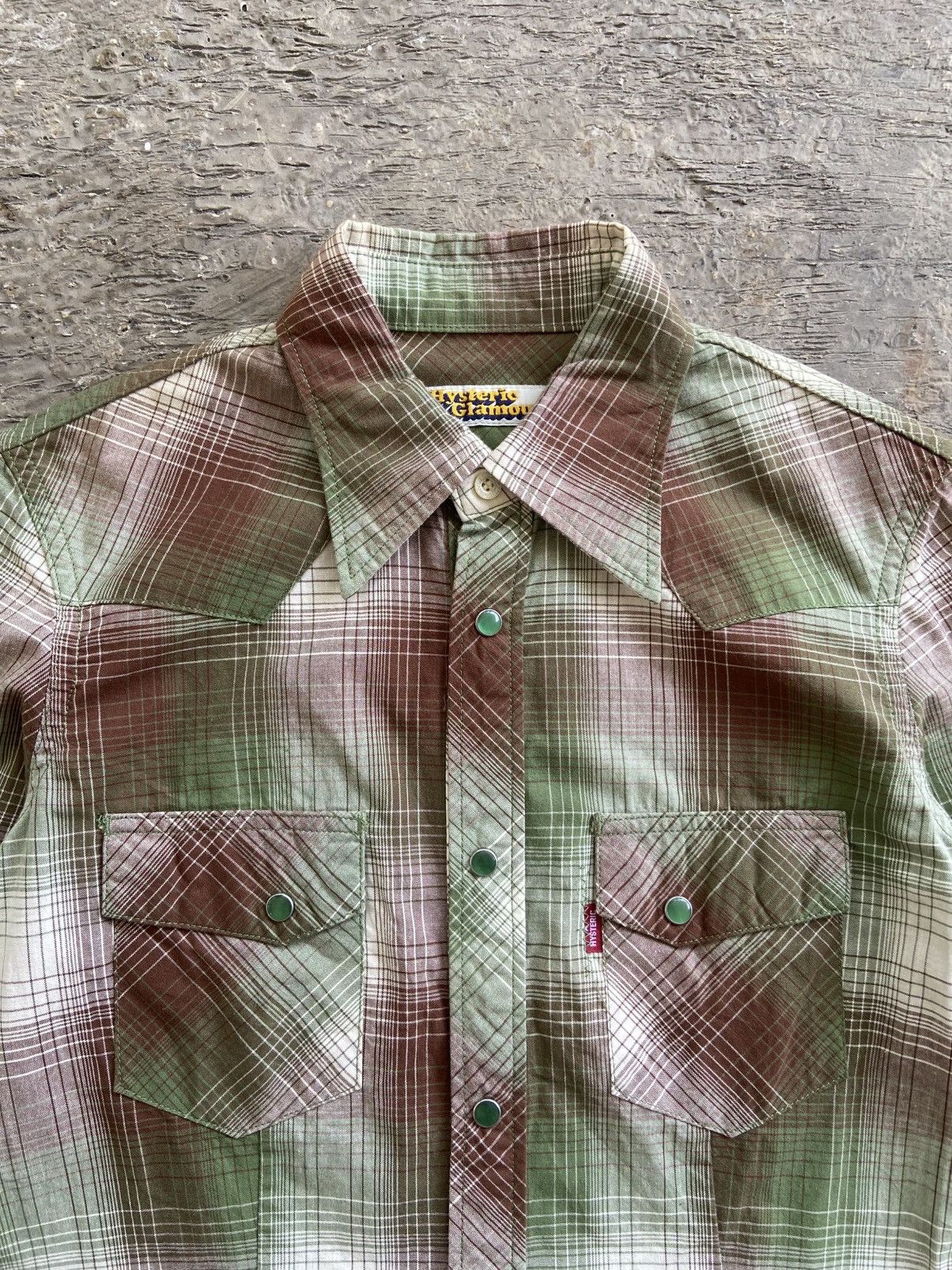 Hysteric Glamour 2000s Hysteric Glamour - Western Style Snap Button Up Shirt Size S / US 4 / IT 40 - 3 Thumbnail