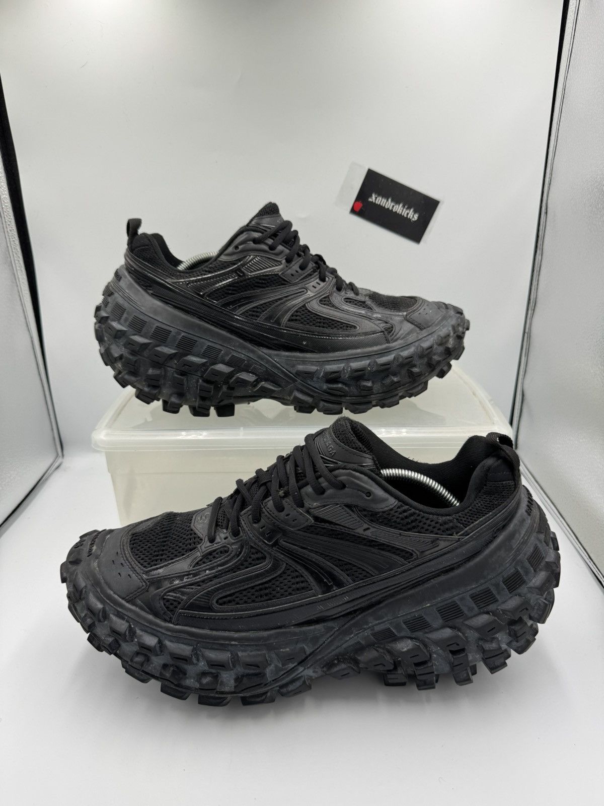 Balenciaga Size 46eu/13us Balenciaga Defender Black Size US 13 / EU 46 - 1 Thumbnail