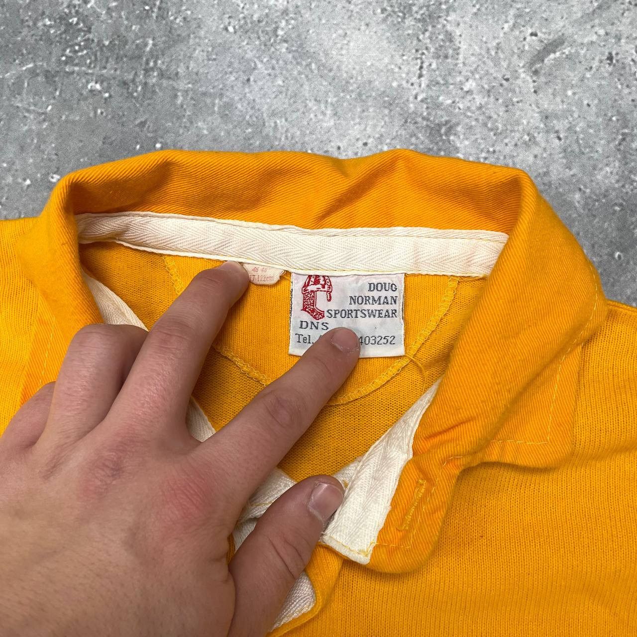 Vintage 90s Australia Rugby DNS Long Sleeve Shirt Yellow