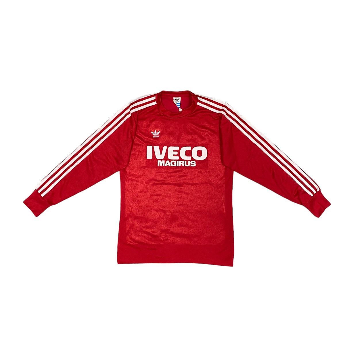 image of Adidas Fc Bayern Munich 11 Soccer Long Sleeve Jersey in Red, Men's (Size Medium)