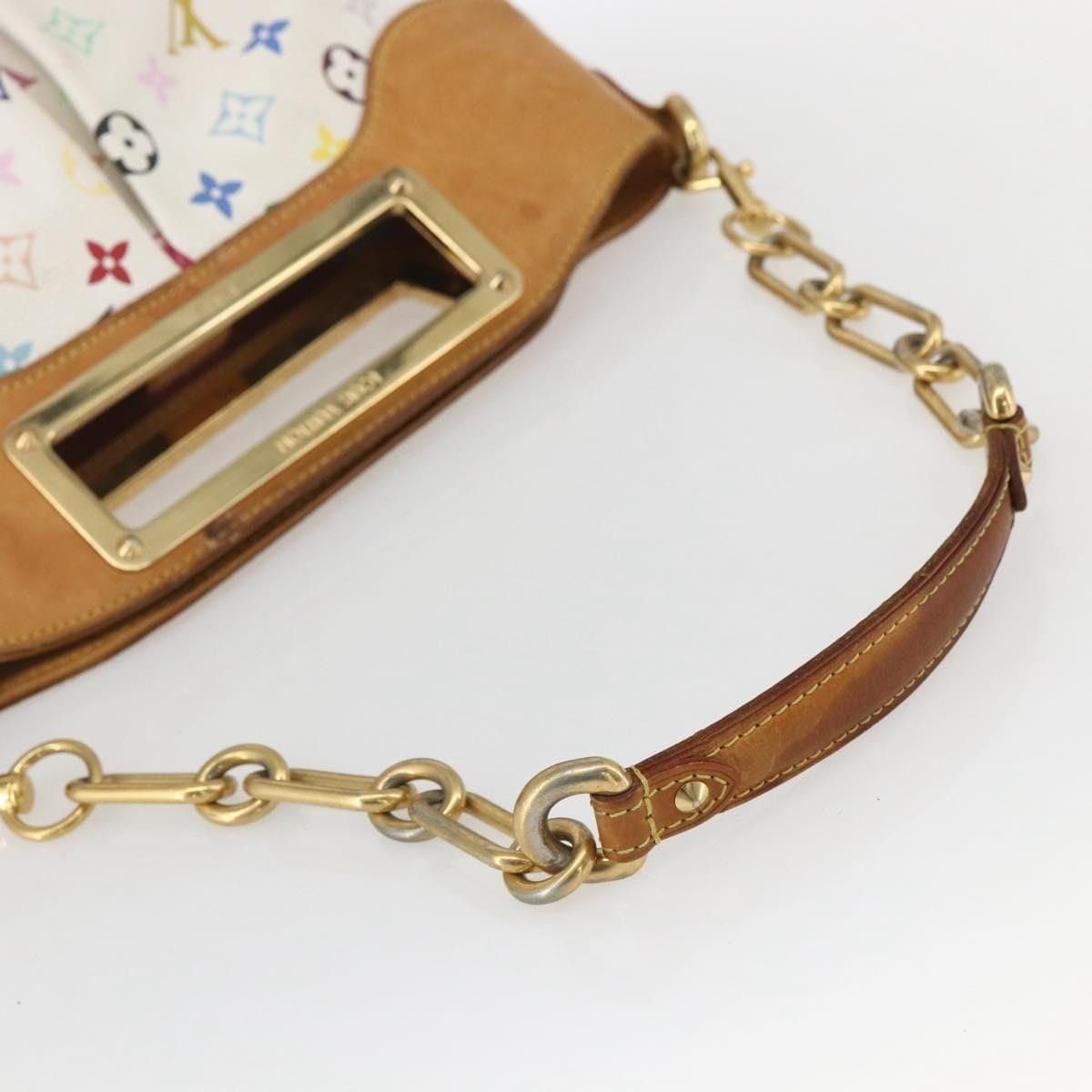 Louis Vuitton Louis Vuitton Monogram Multicolor Judy MM Handbag White Size ONE SIZE - 8 Thumbnail
