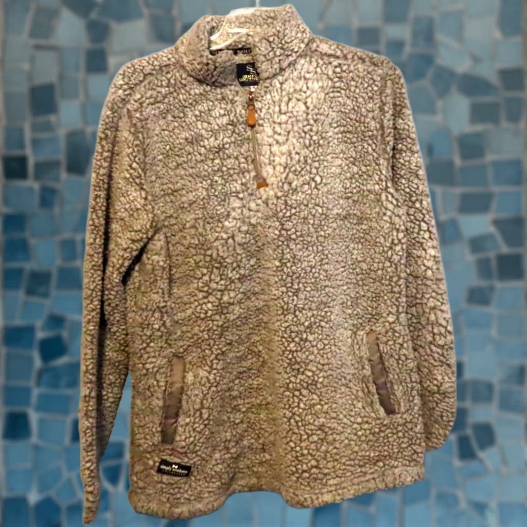 Vintage Simply Southern Womens XL Gray 1/4 Zip Up Pullover Sweater Long Sleeve Pullover Fuzzy Vintage N/A Size XL / US 12-14 / IT 48-50 - 1 Thumbnail