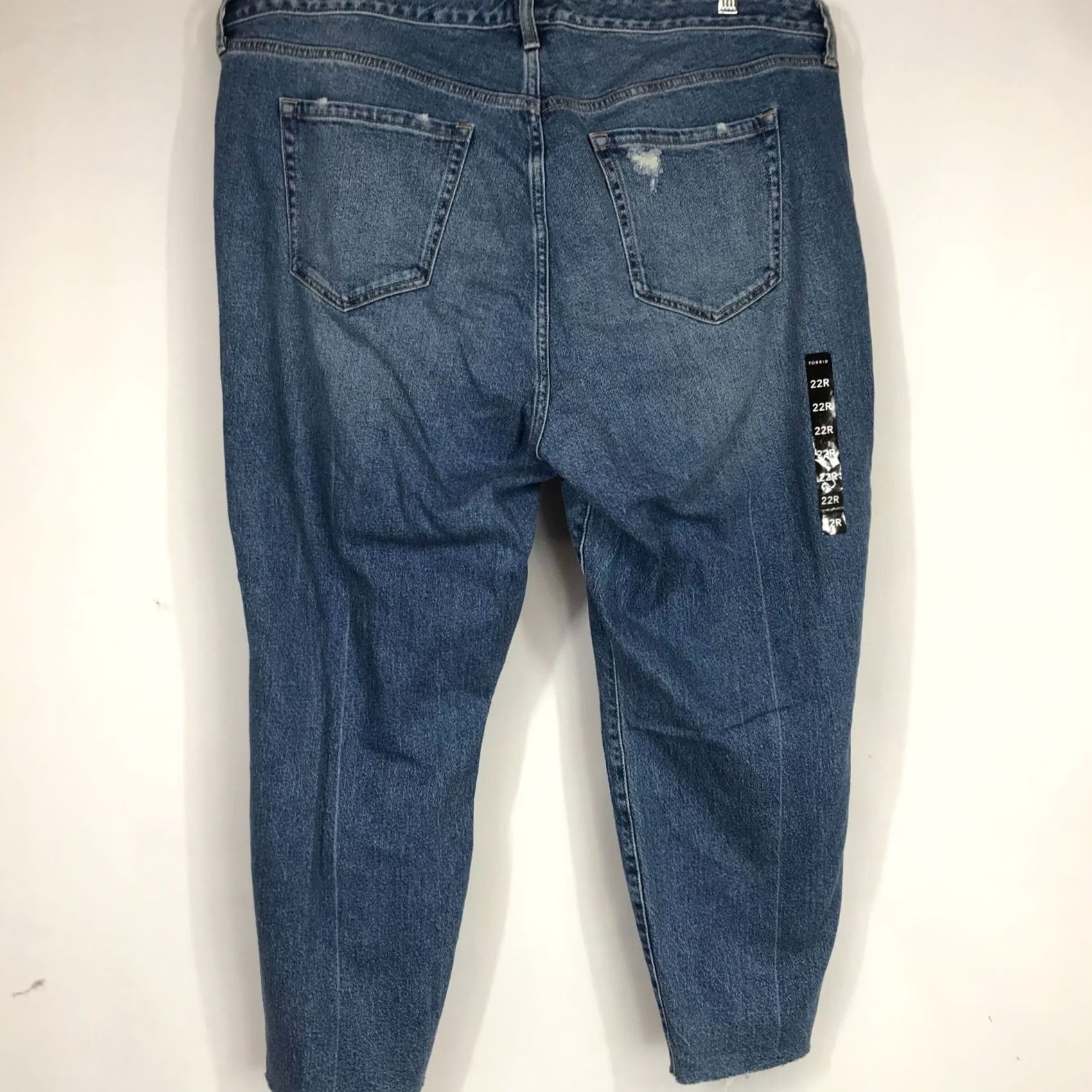 Torrid TORRID Jeans Womens 22R Blue Denim High Rise Straight Feel The Fit Size 40" / US 18 - 4 Thumbnail