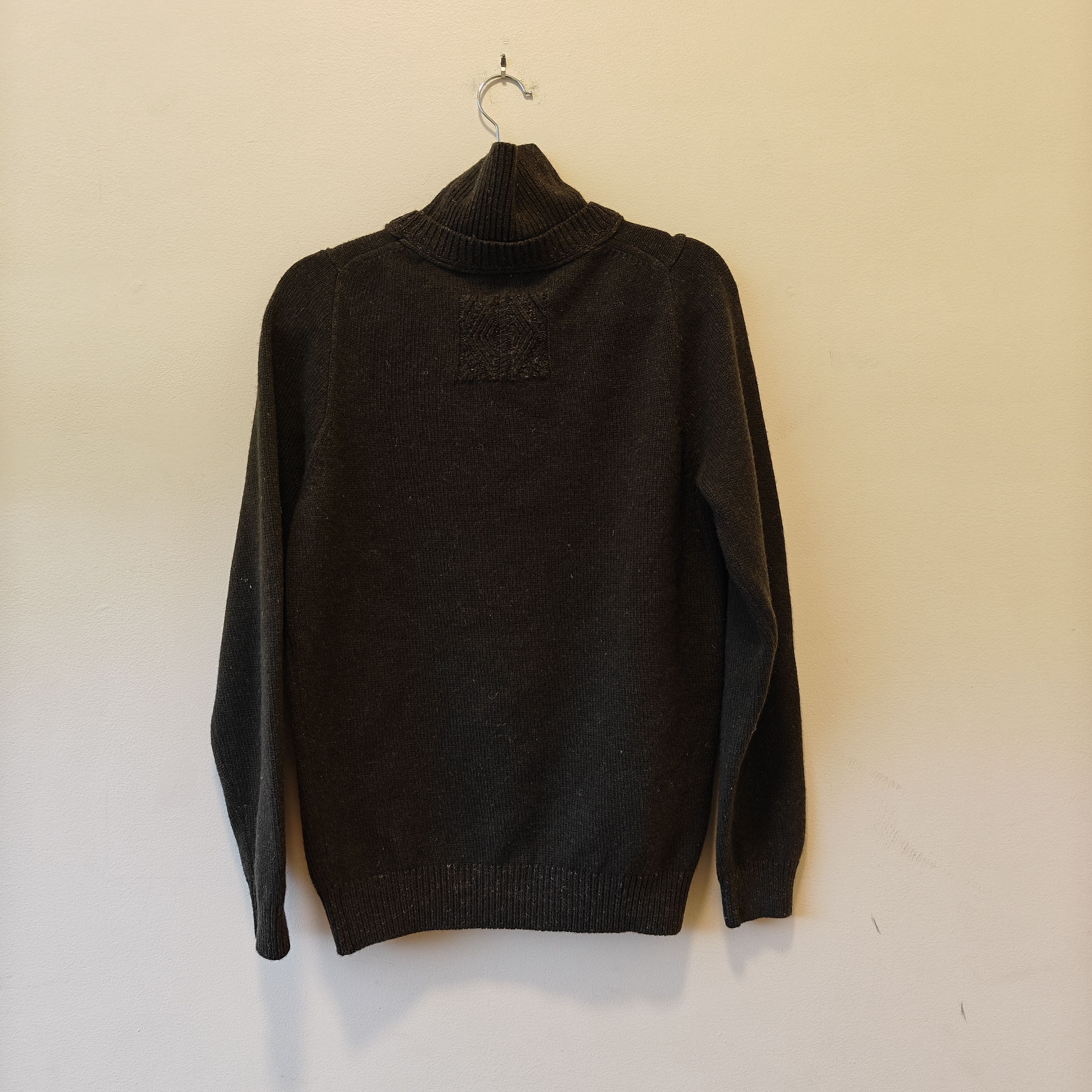 Inis Meain LNWOT Turtleneck grey sweater wool linen blend Size US S / EU 44-46 / 1 - 8 Thumbnail