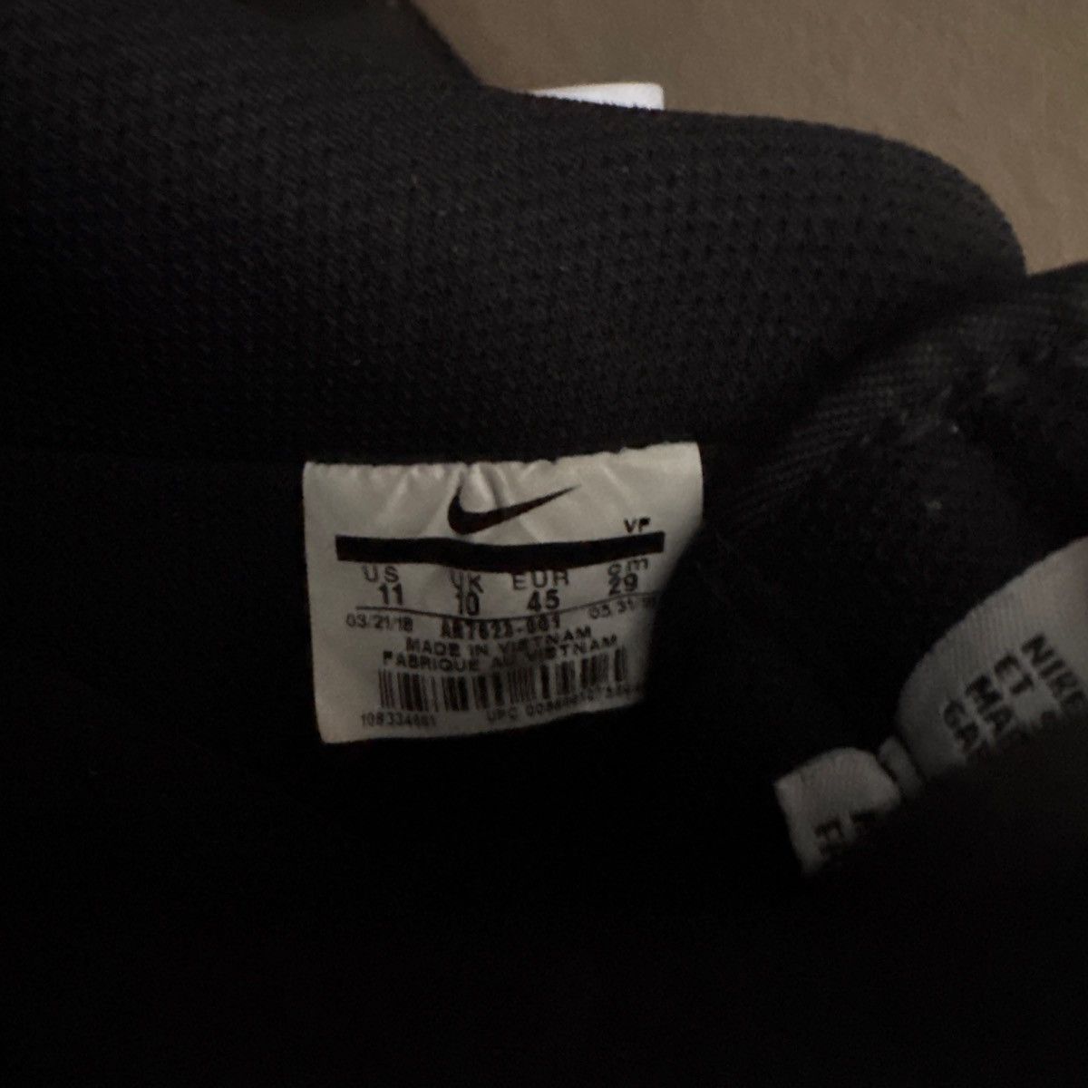 Comme des Garcons × Nike Nike Supreme CDQ Air Force 1 Black Size US 11 / EU 44 - 6 Thumbnail